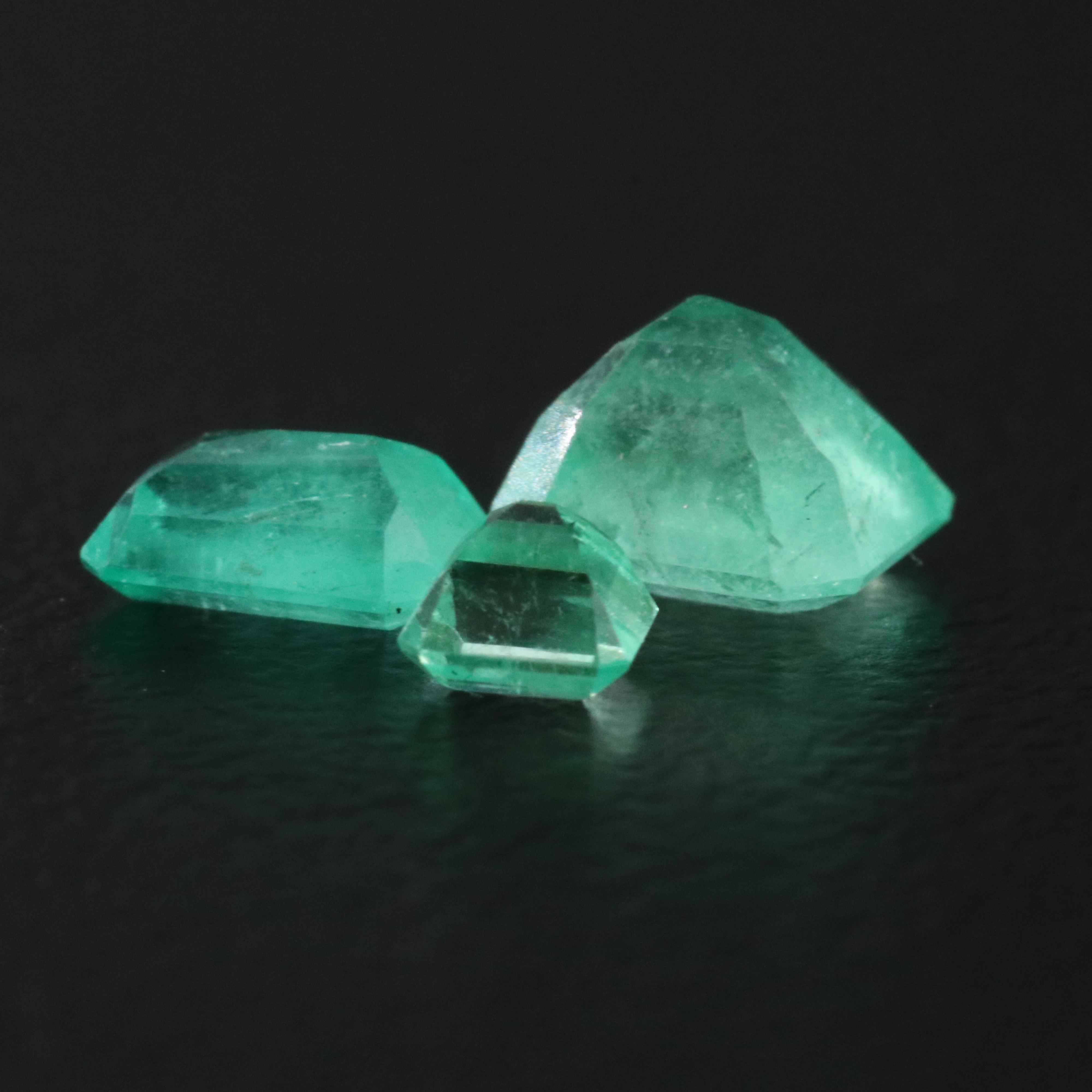 Loose 8.97 CTW Emerald Lot