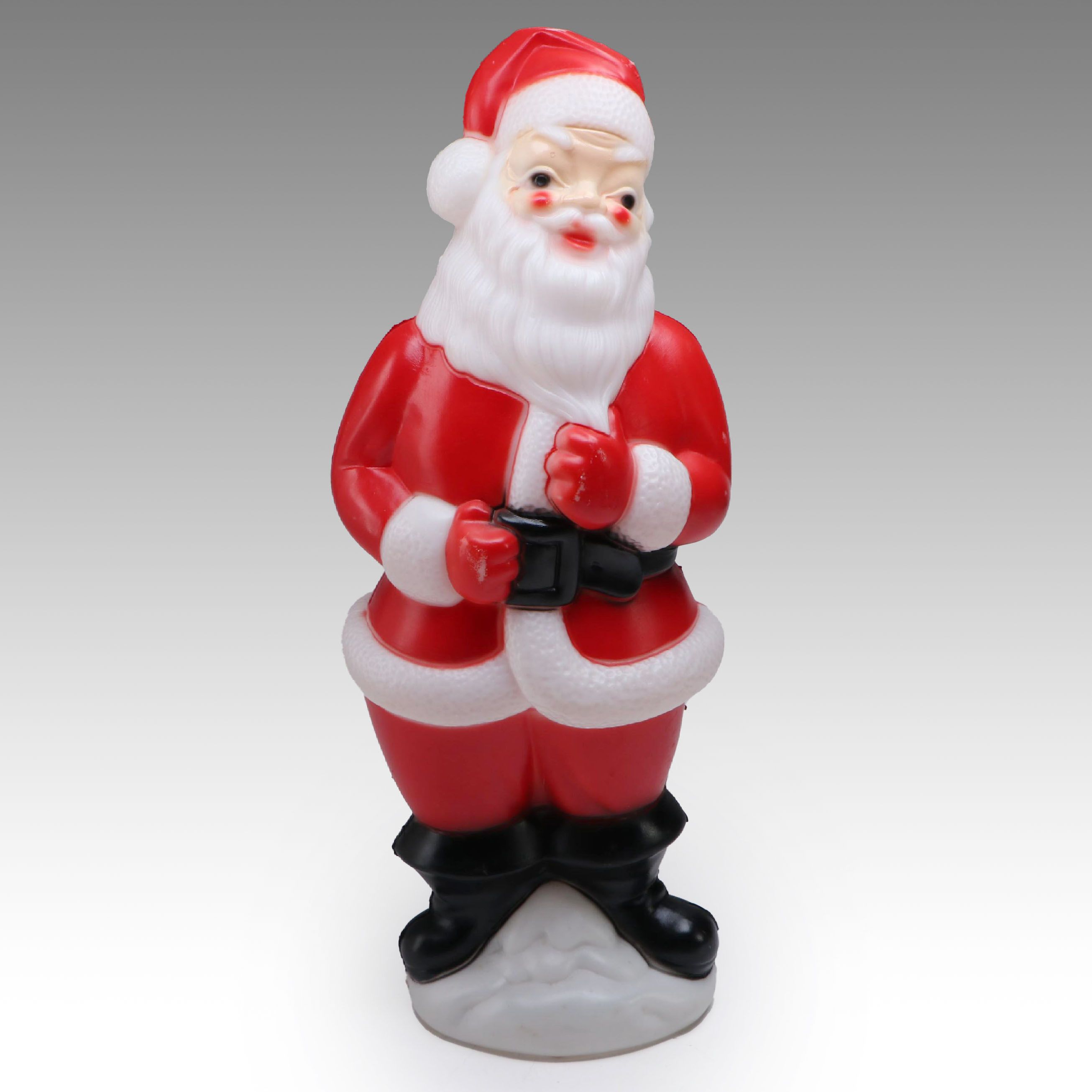 Carolina Enterprises Plastic Illuminated Santa, Late 20th Century