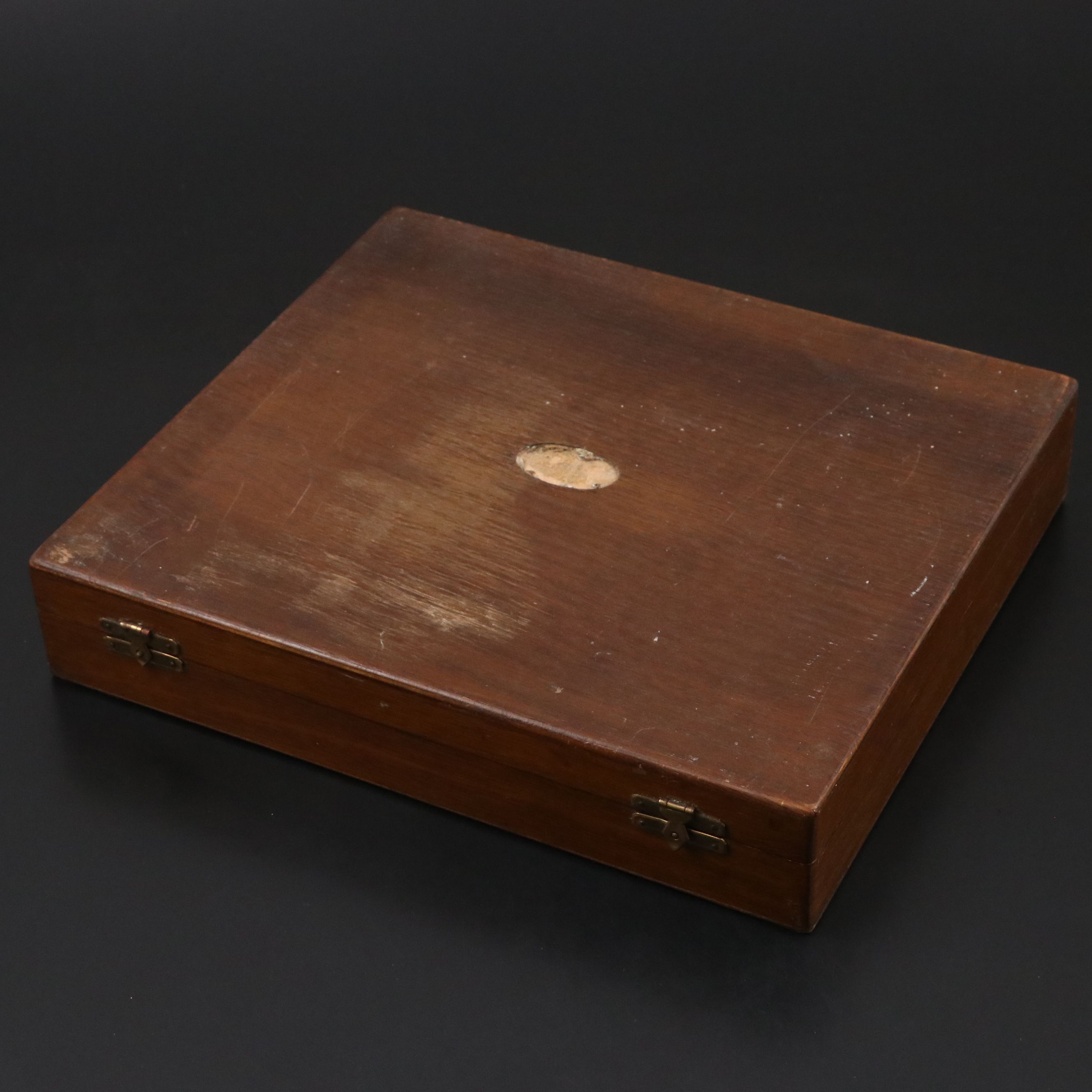 Freeman English Victorian Style Green Resin Handled Flatware In Presentation Box