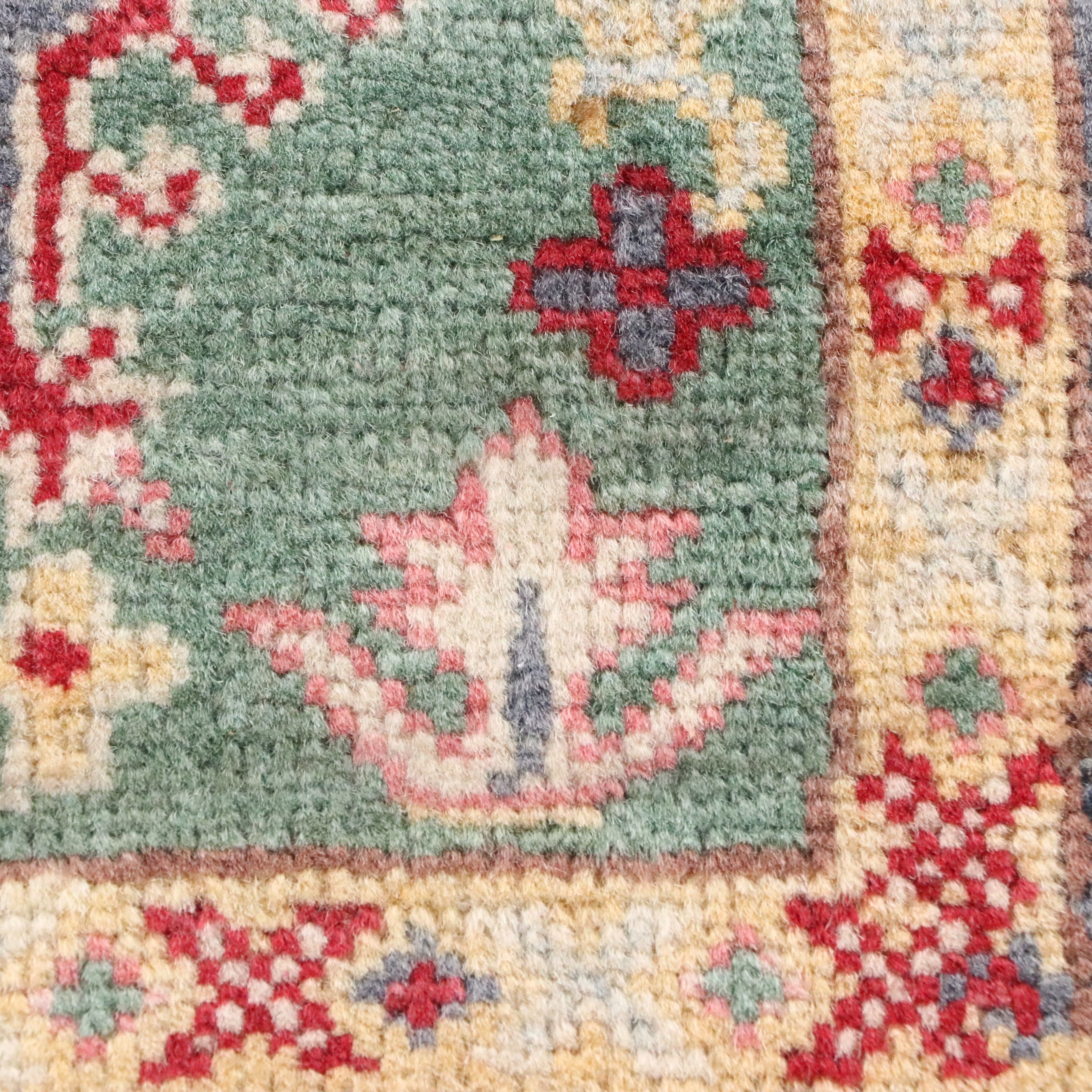 2'10 x 9'10 Hand-Knotted Afghan Kazak Carpet Runner