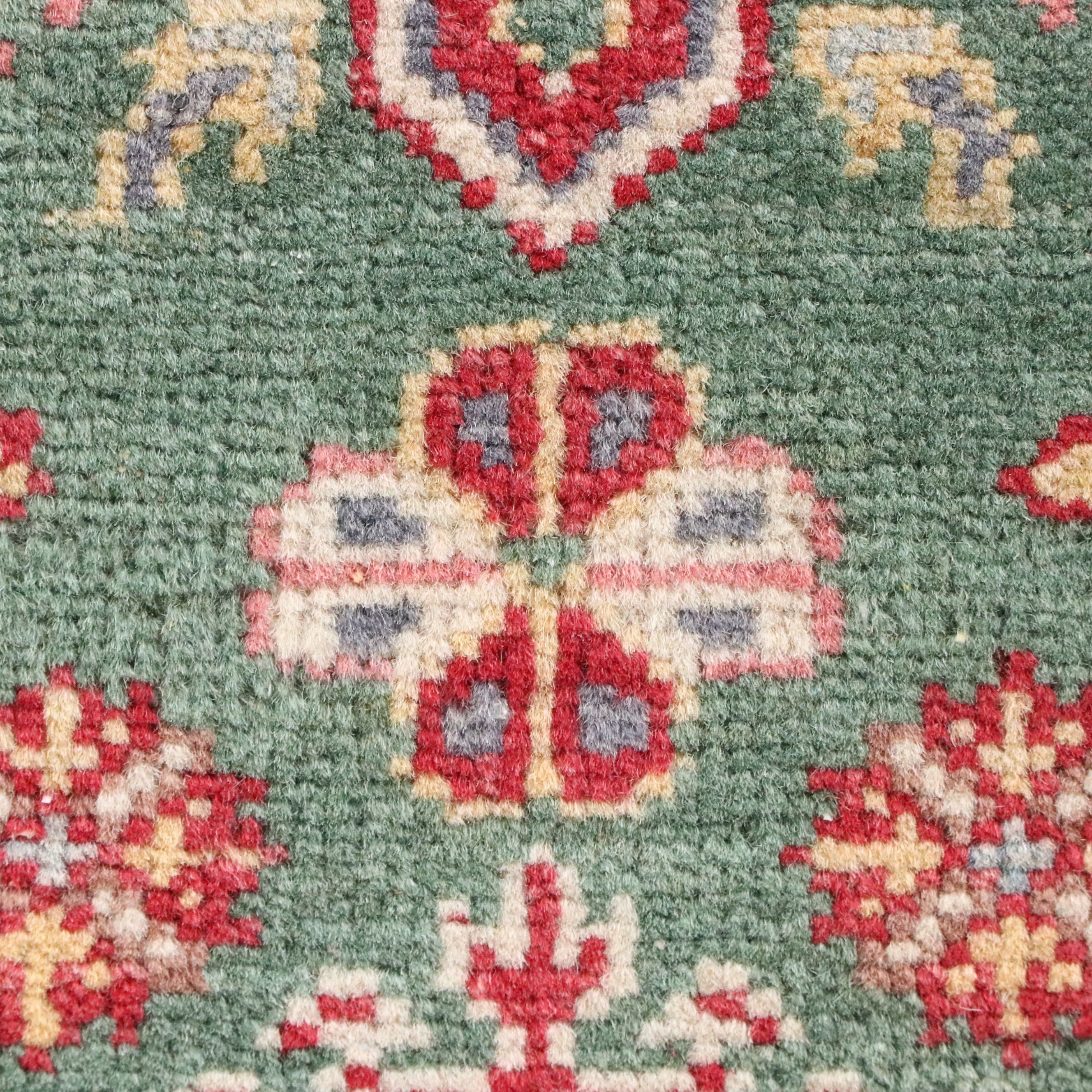 2'10 x 9'10 Hand-Knotted Afghan Kazak Carpet Runner