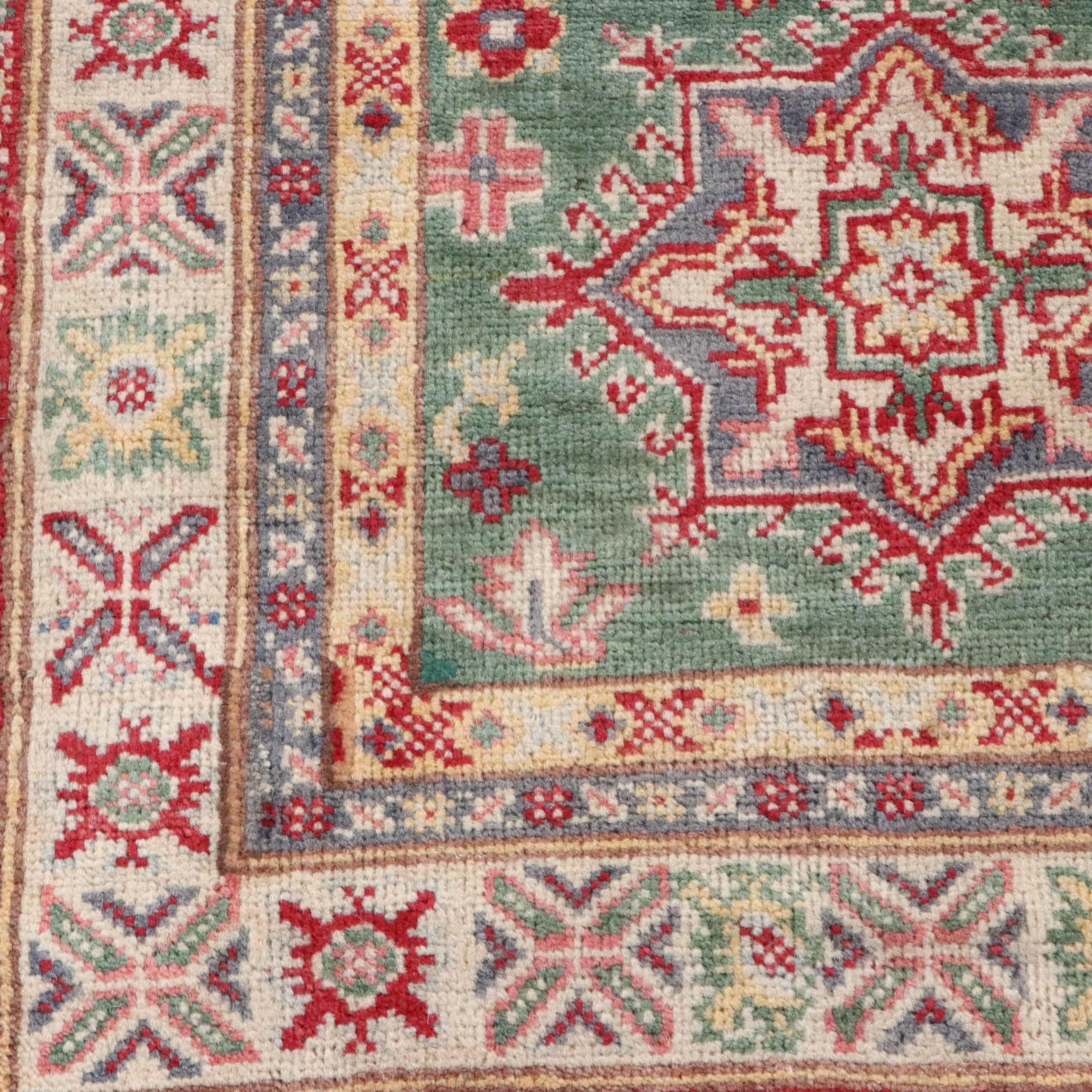 2'10 x 9'10 Hand-Knotted Afghan Kazak Carpet Runner