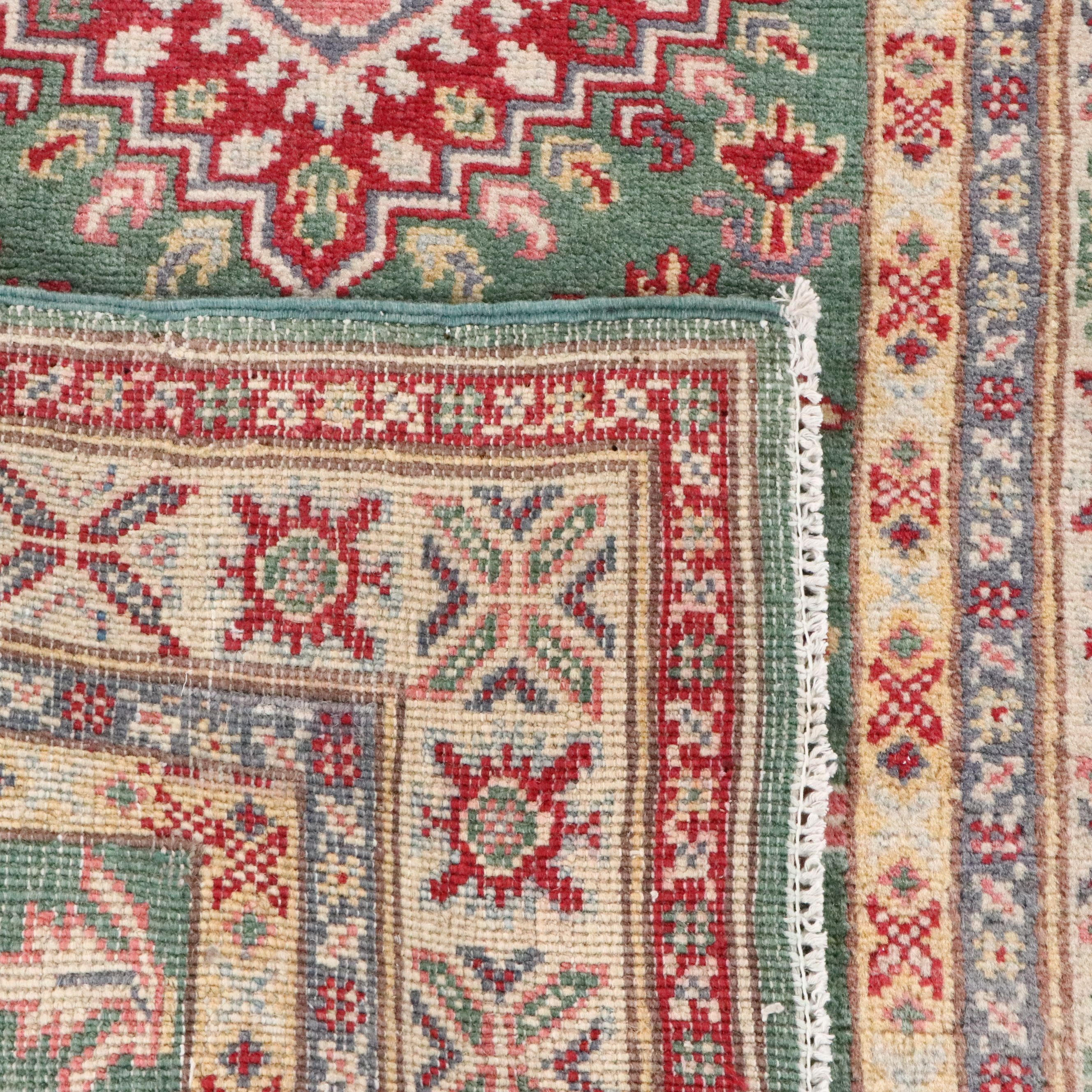2'10 x 9'10 Hand-Knotted Afghan Kazak Carpet Runner