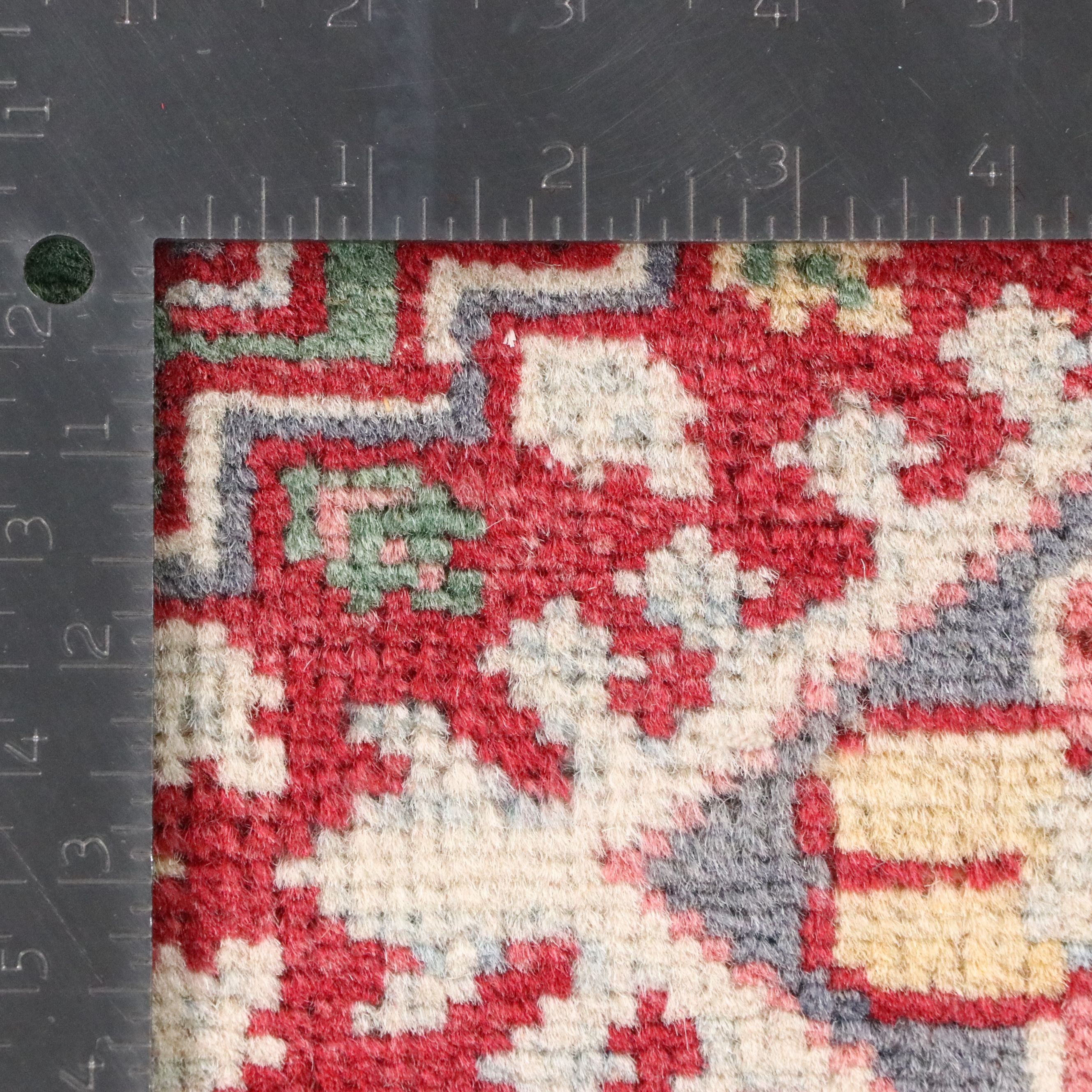 2'10 x 9'10 Hand-Knotted Afghan Kazak Carpet Runner