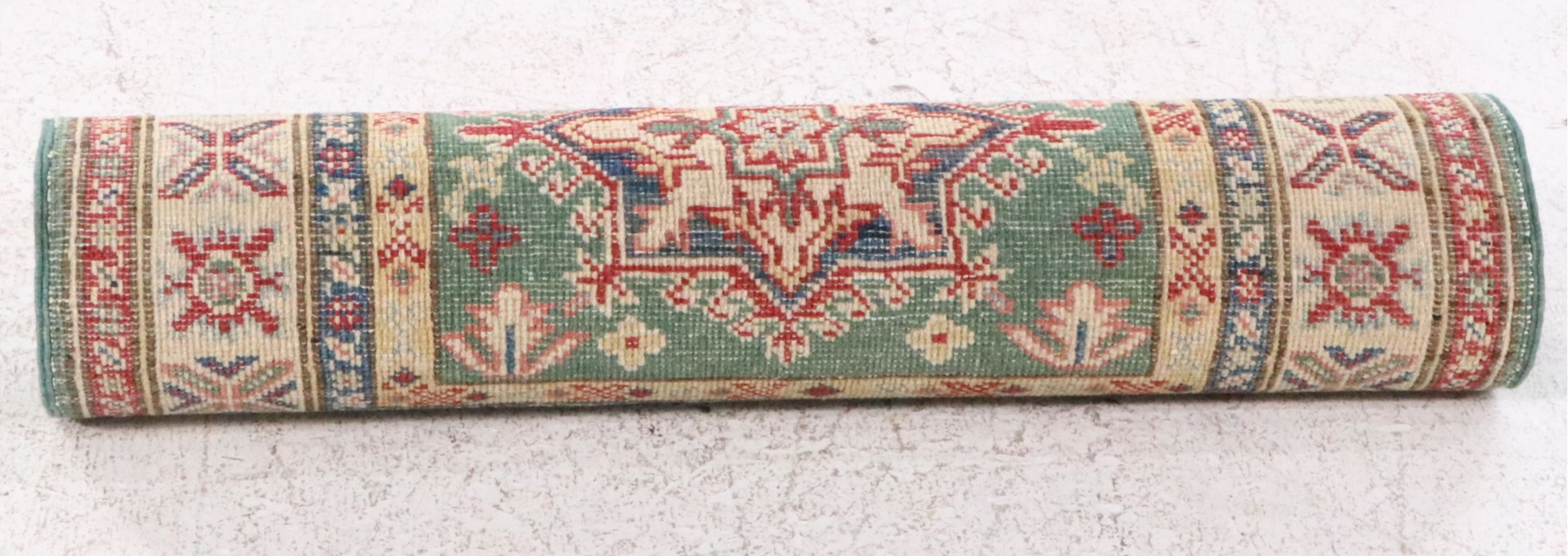 2'10 x 9'10 Hand-Knotted Afghan Kazak Carpet Runner