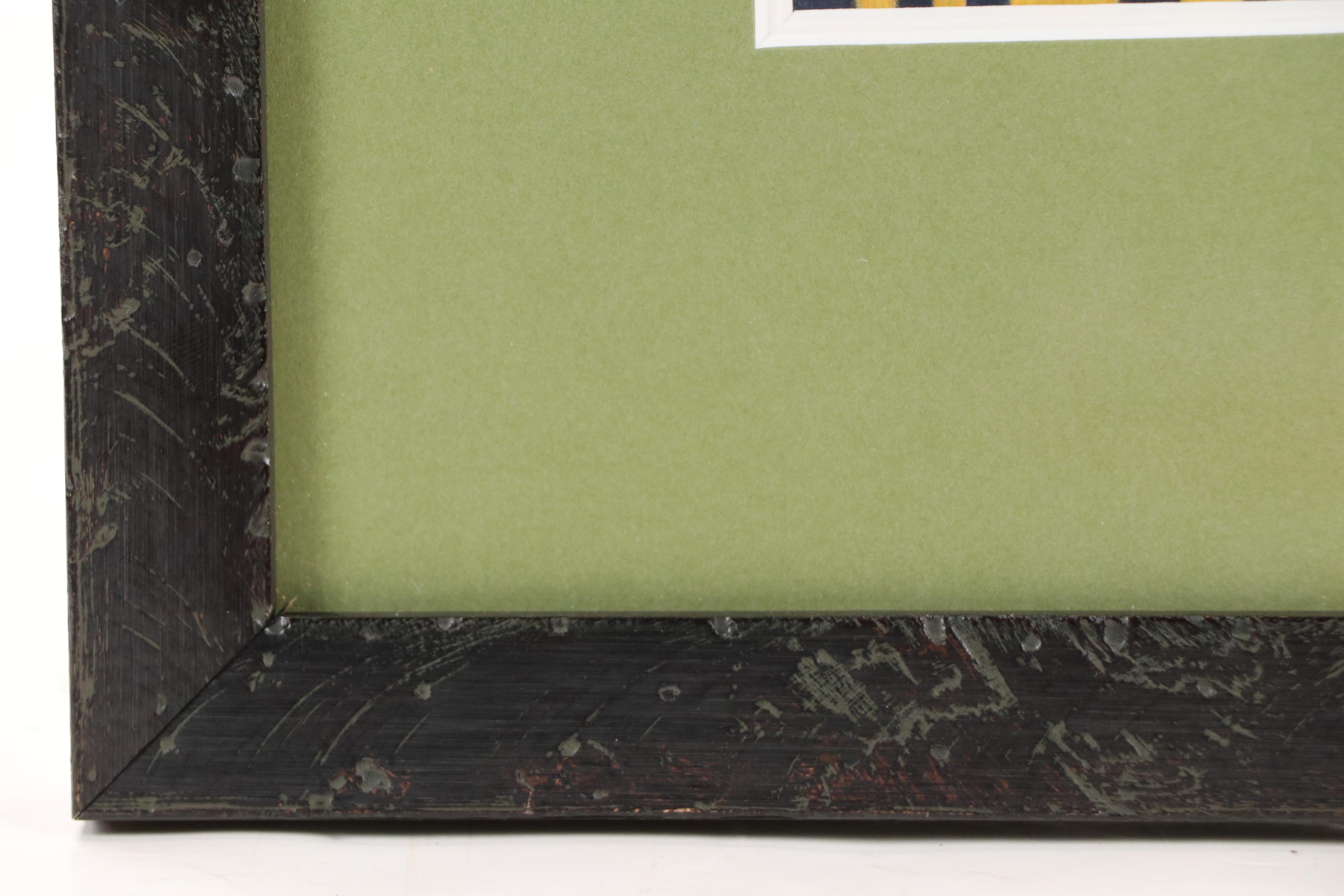 Framed Offset Lithographs of Forest Art, Late 20th Century