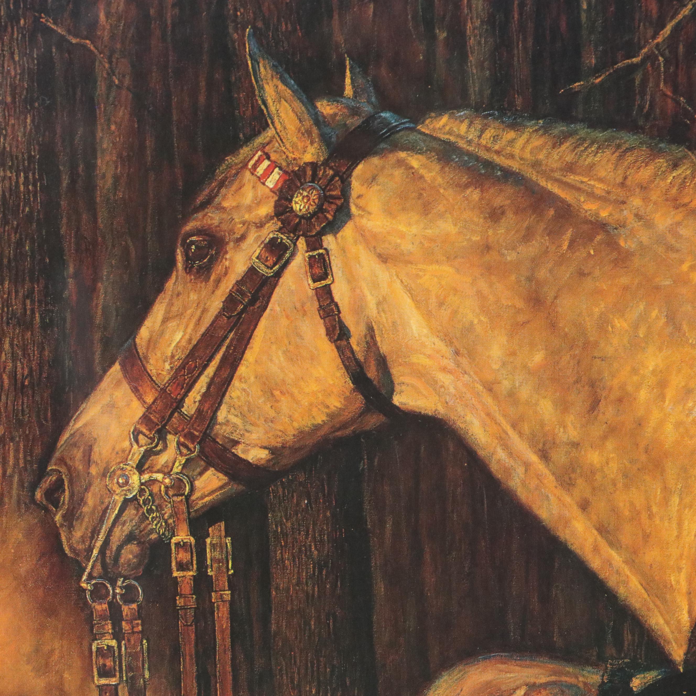 Arnold Friberg Offset Lithograph "The Prayer at Valley Forge"