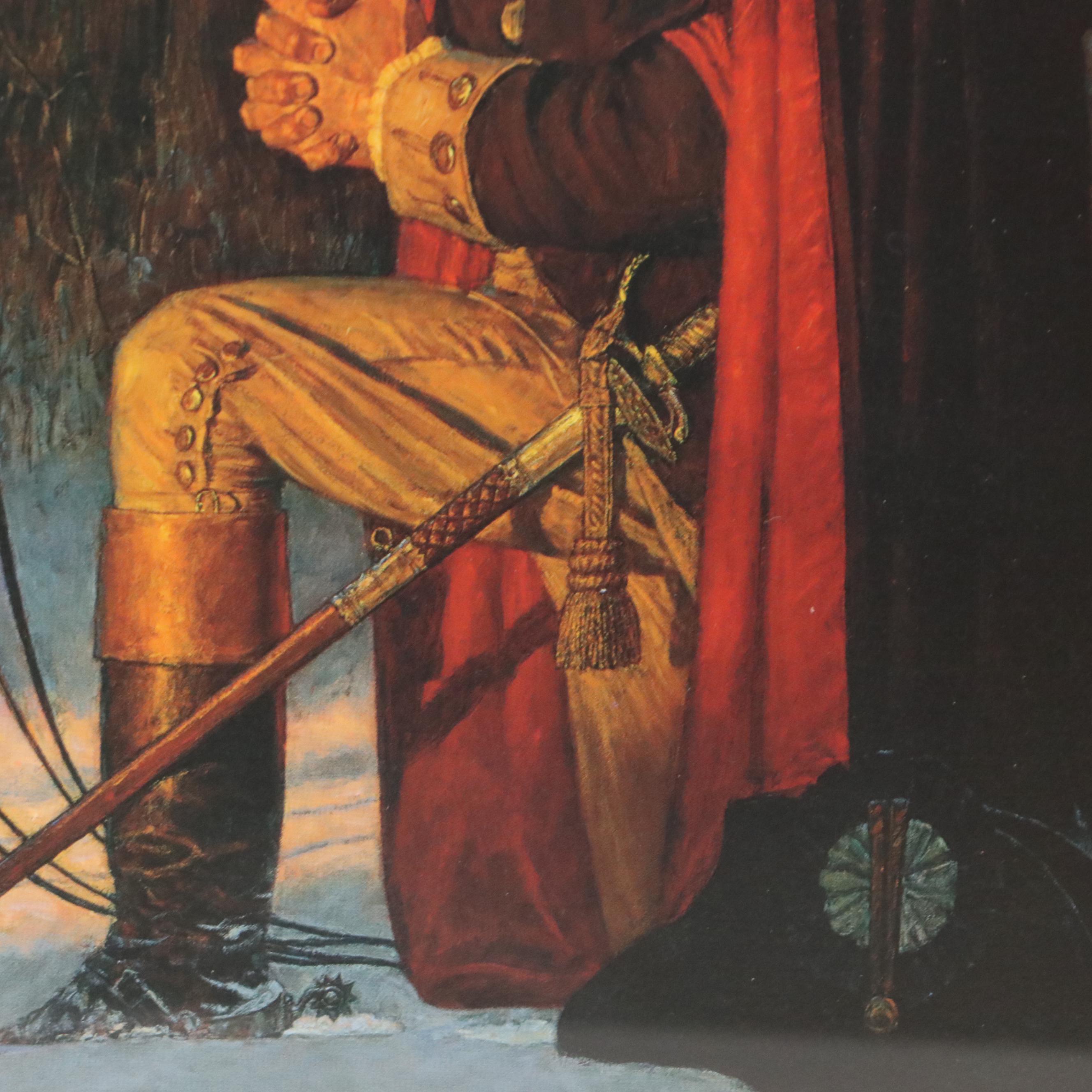 Arnold Friberg Offset Lithograph "The Prayer at Valley Forge"