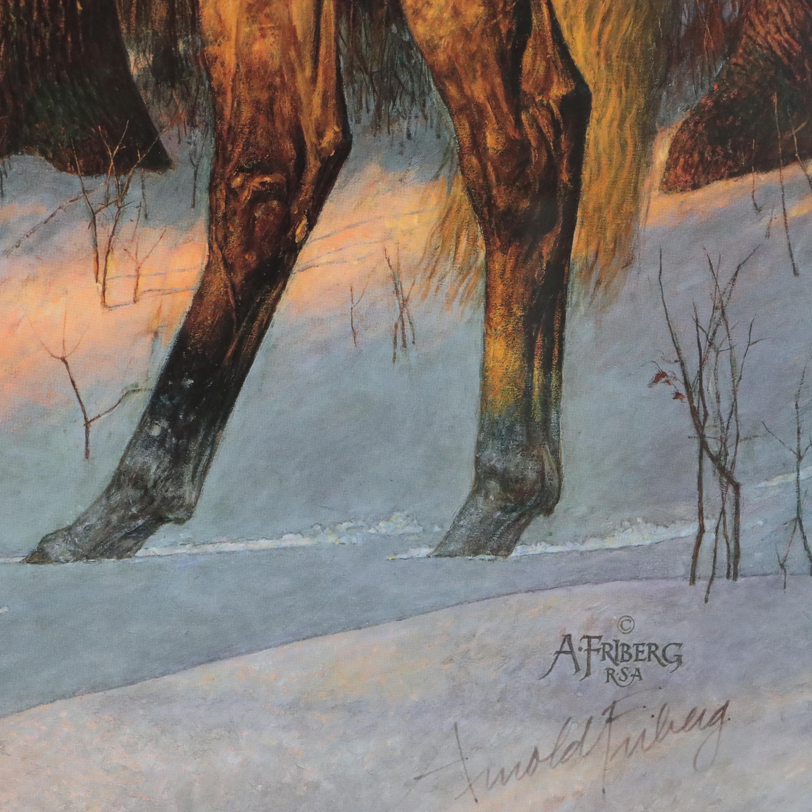 Arnold Friberg Offset Lithograph "The Prayer at Valley Forge"