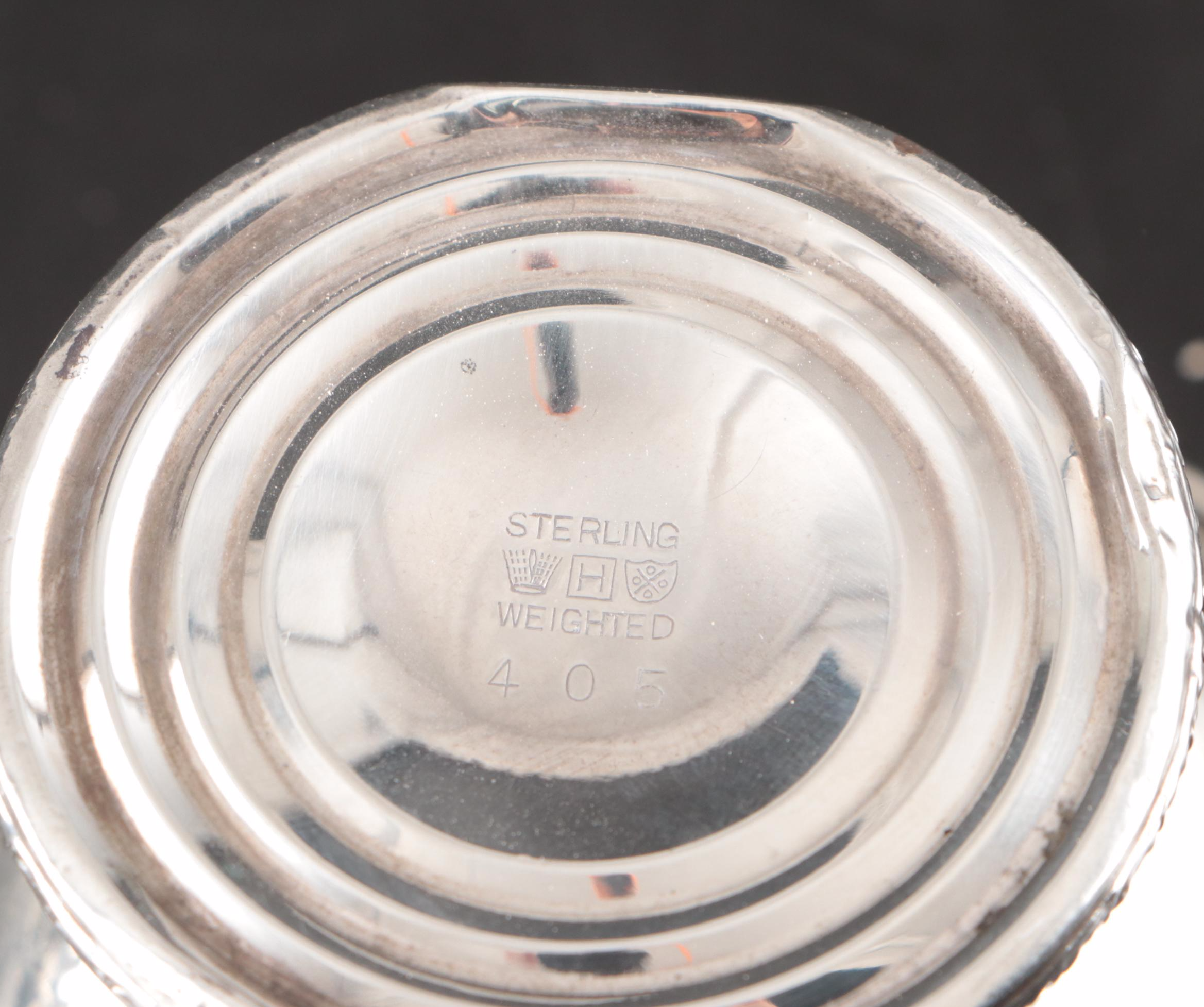 Sterling Whiting Bowl, Fisher Sterling Sugar Bowl, and More Sterling Tableware