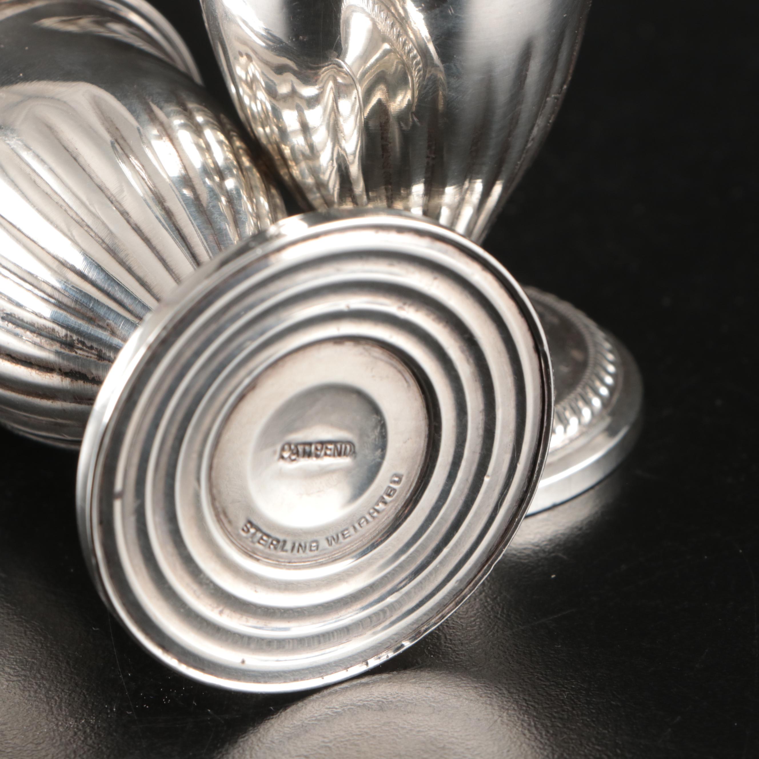 Sterling Whiting Bowl, Fisher Sterling Sugar Bowl, and More Sterling Tableware