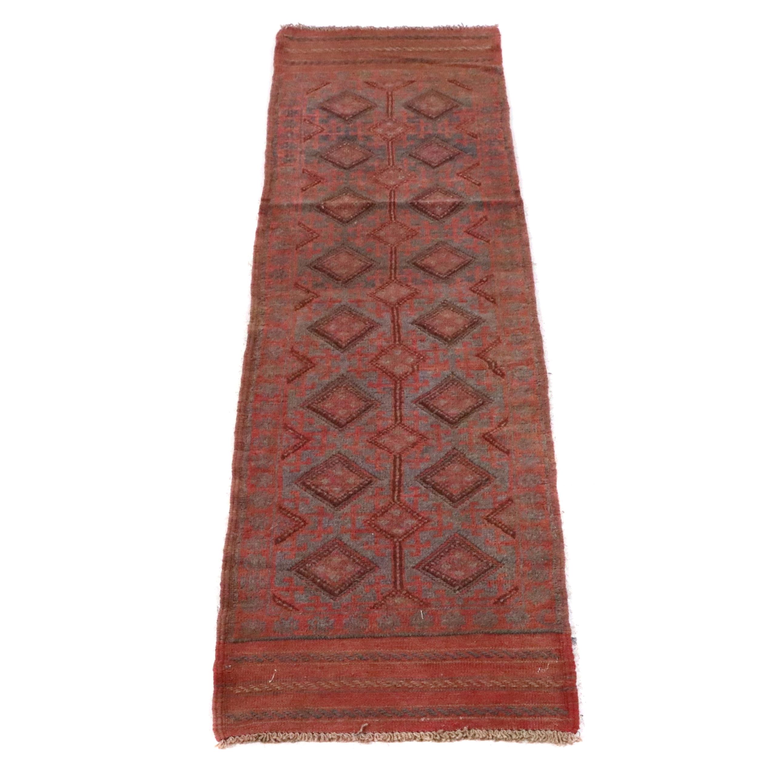 2' x 8'4 Handwoven Afghan Mashwani Carpet Runner