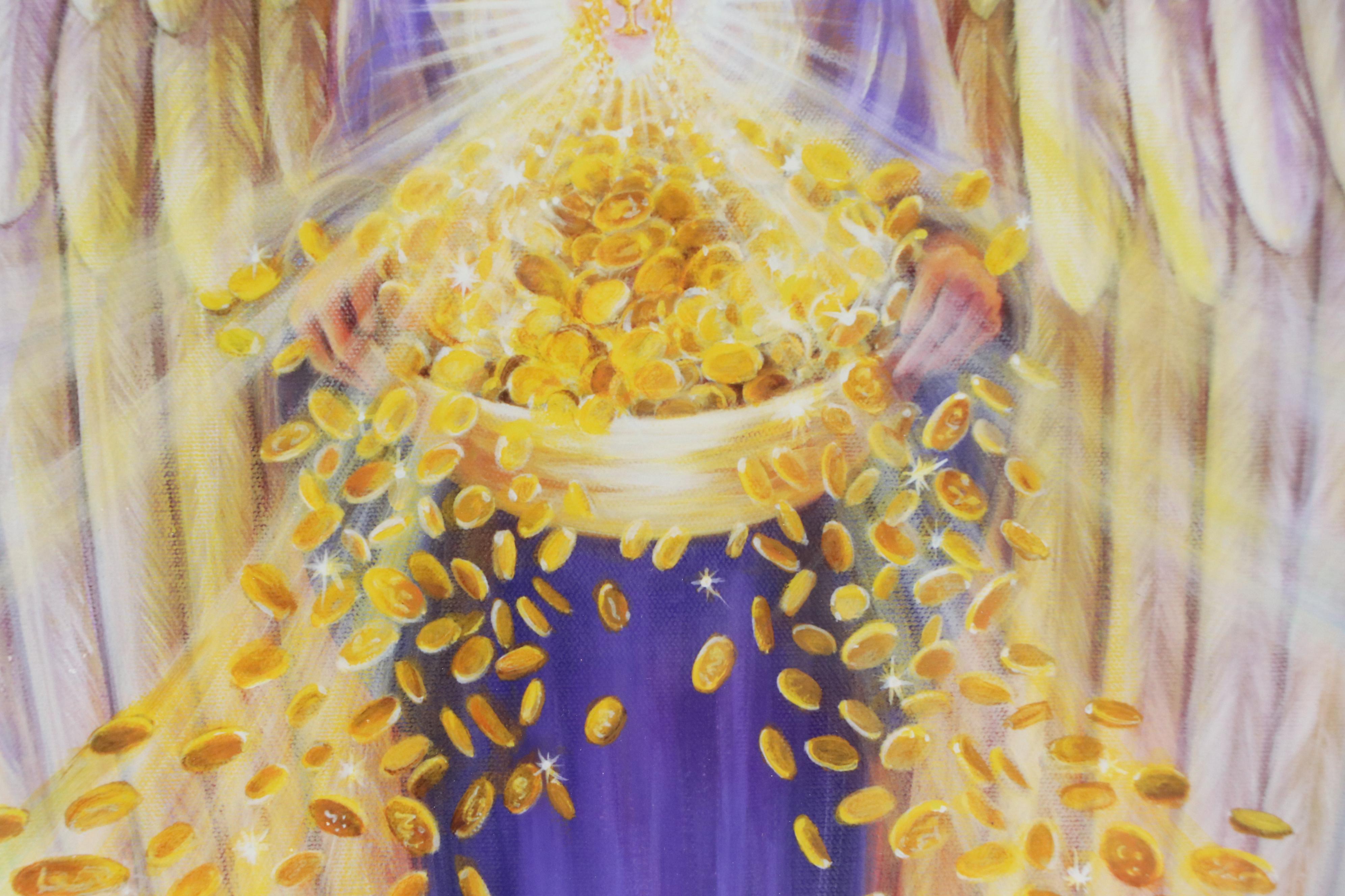 Eva M. Sakmar-Sullivan Digital Print "Angel of Divine Prosperity and Abundance"