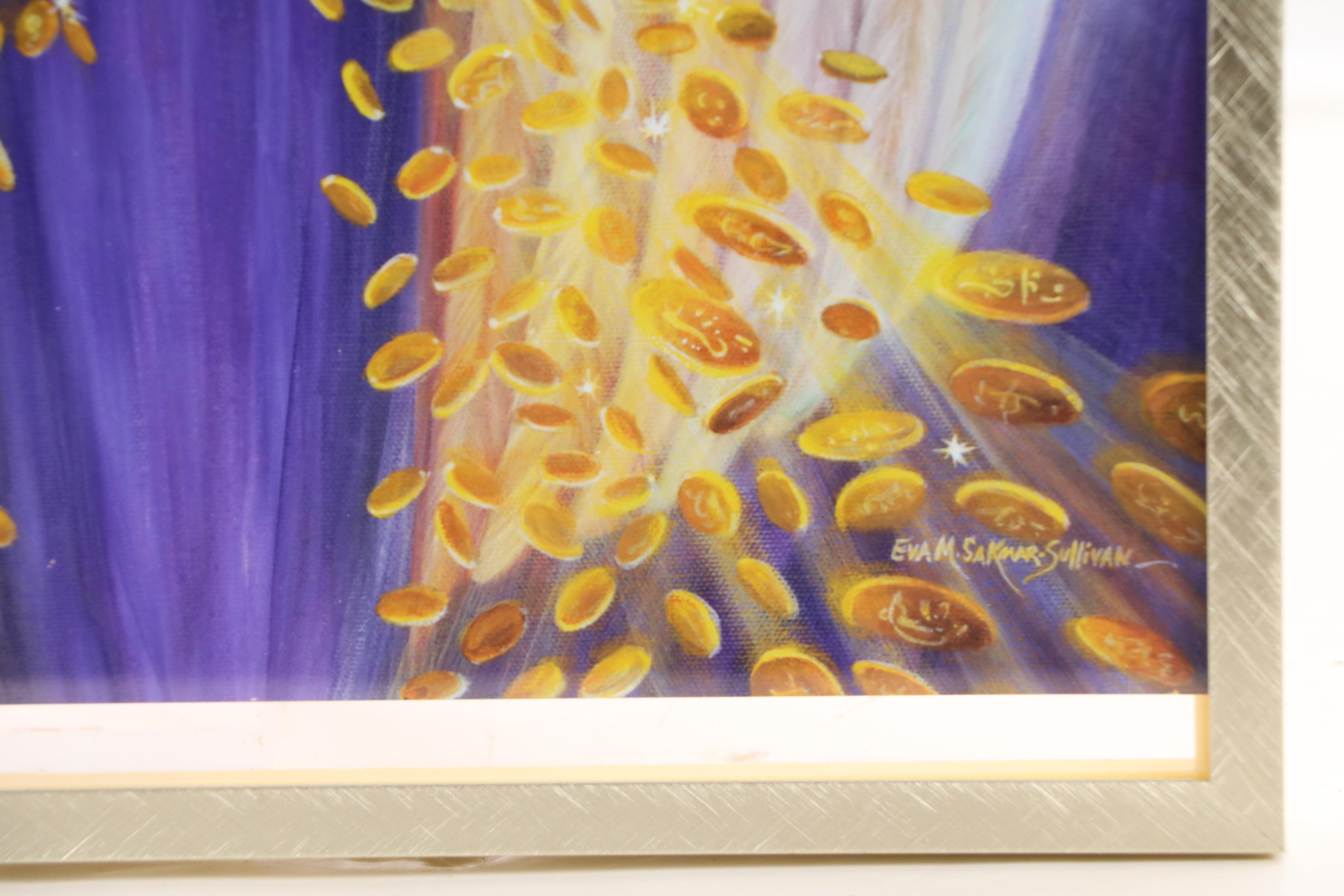 Eva M. Sakmar-Sullivan Digital Print "Angel of Divine Prosperity and Abundance"