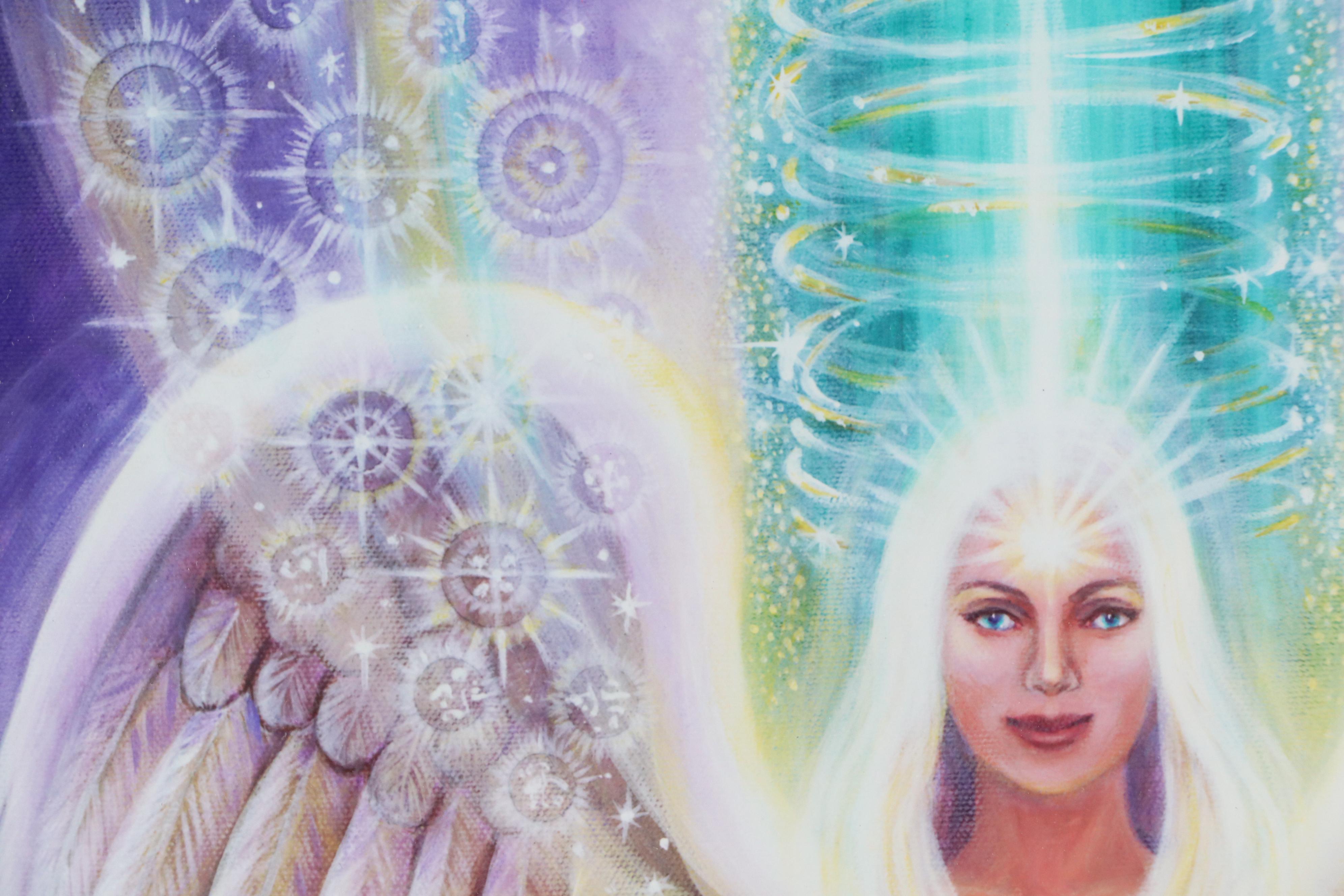 Eva M. Sakmar-Sullivan Digital Print "Angel of Divine Prosperity and Abundance"