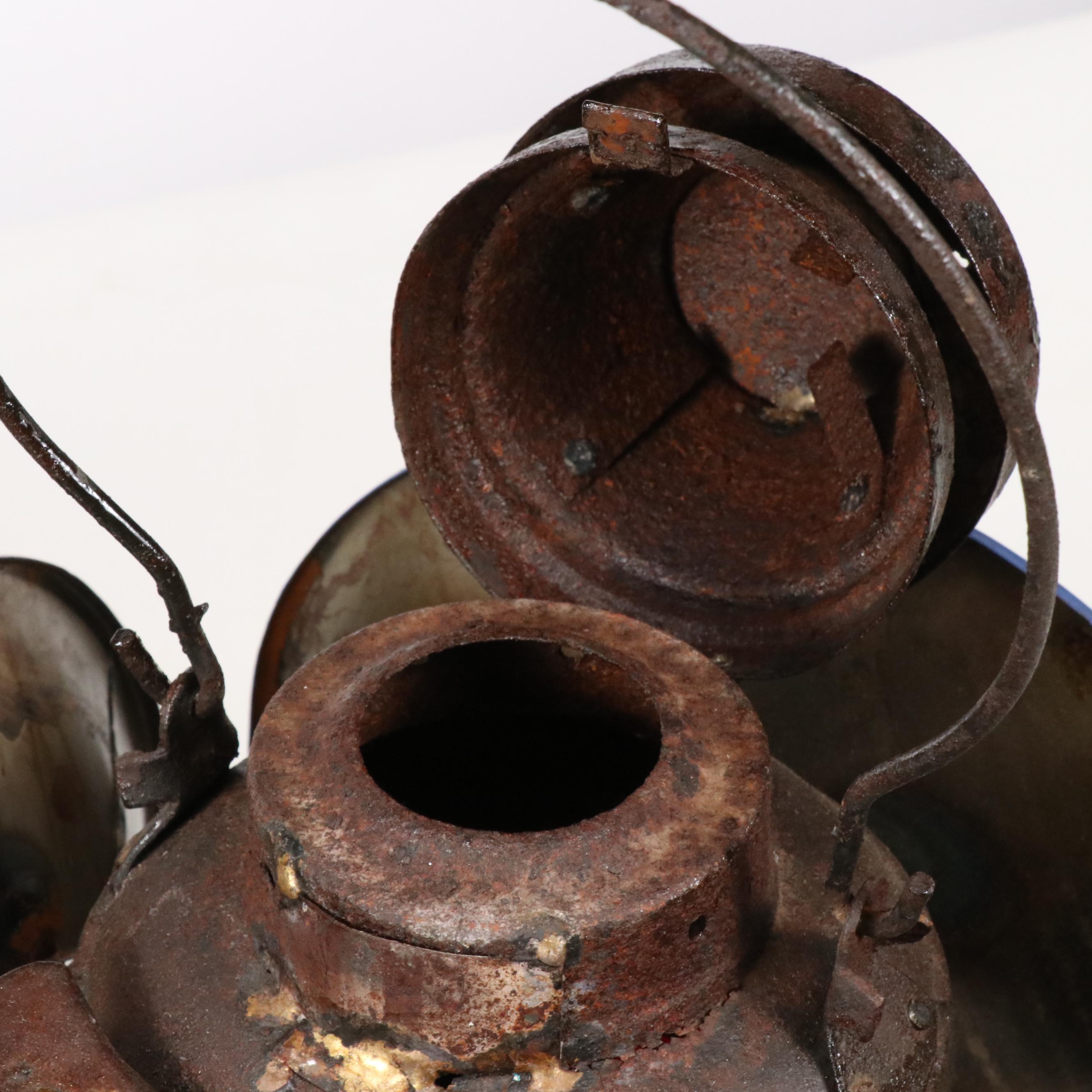 Adlake Style Metal Railroad Lanterns