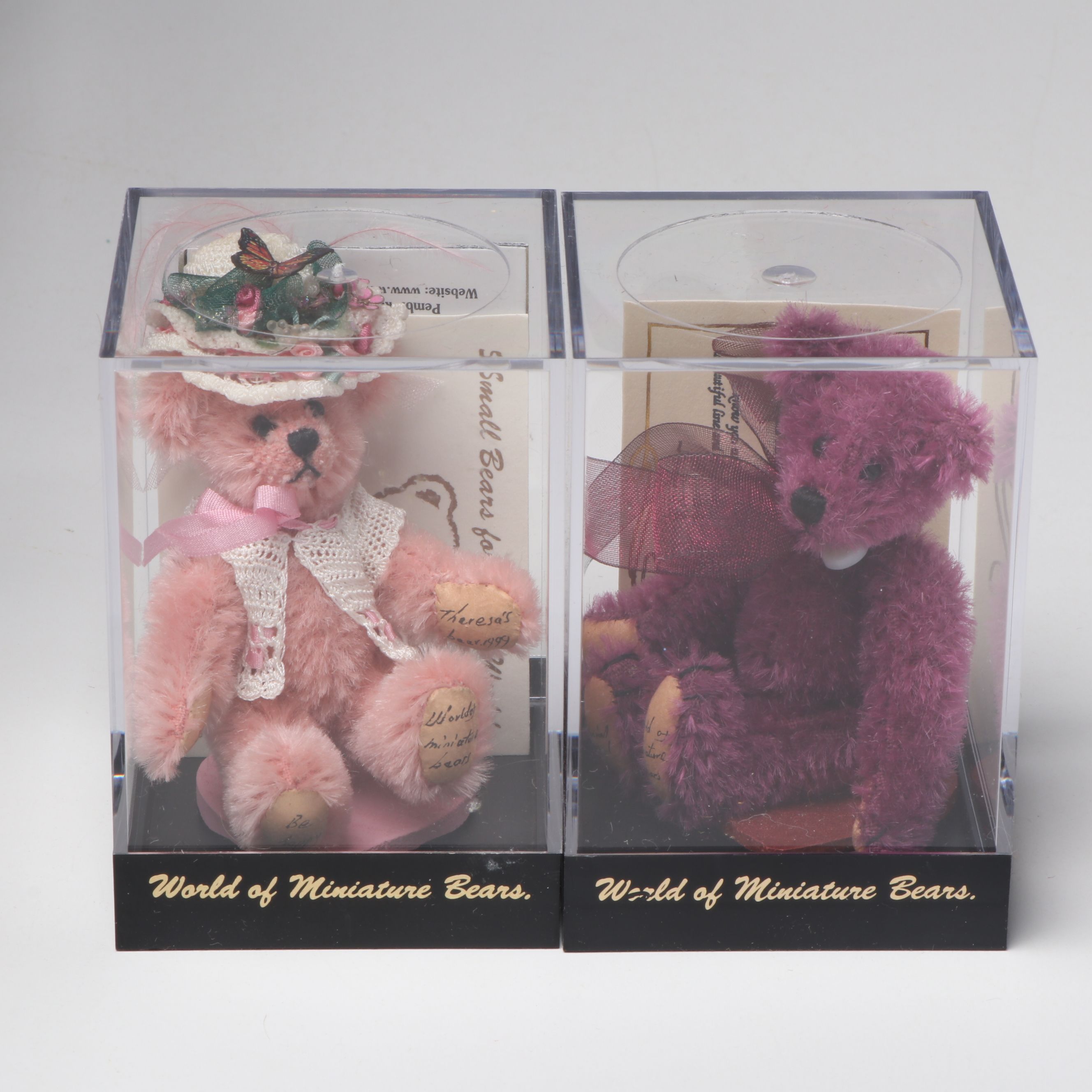 Hermann, Levi Strauss, Stacy Pio and More Collectible Miniature Teddy Bears