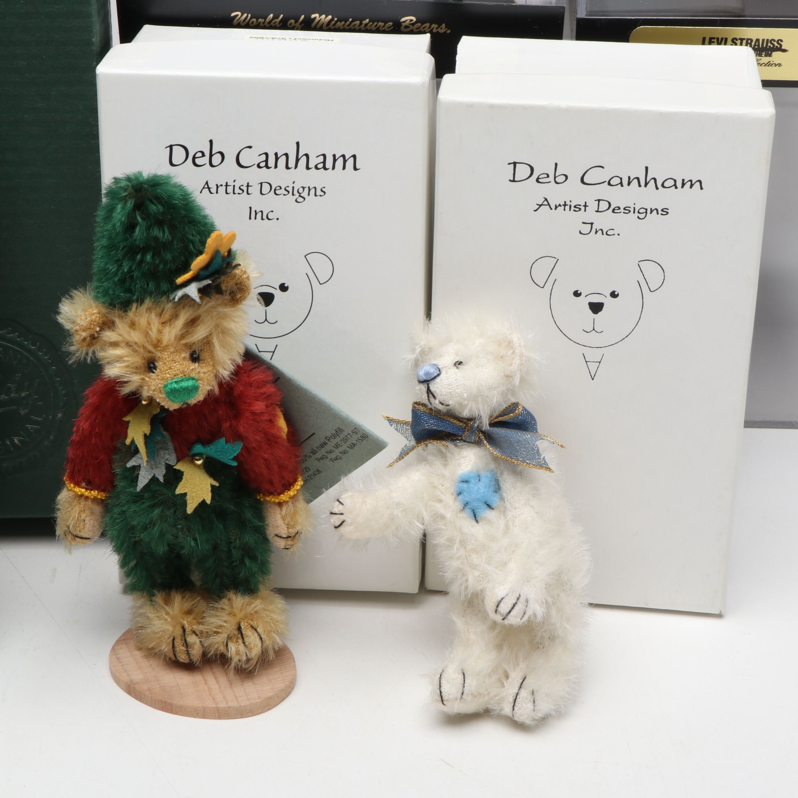 Hermann, Levi Strauss, Stacy Pio and More Collectible Miniature Teddy Bears