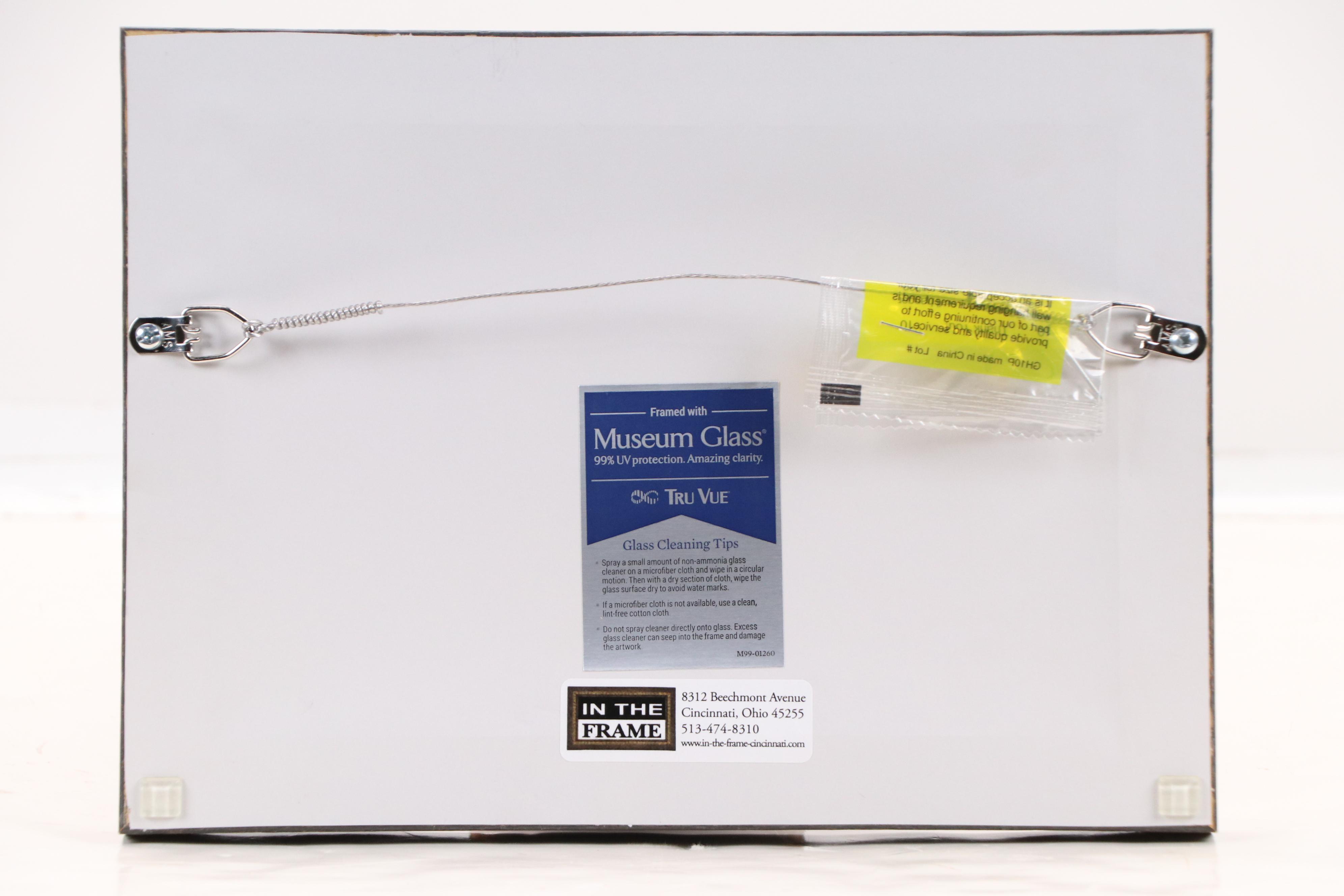 Susan Godby Acrylic Painting of Three Birch Trees, 21st Century