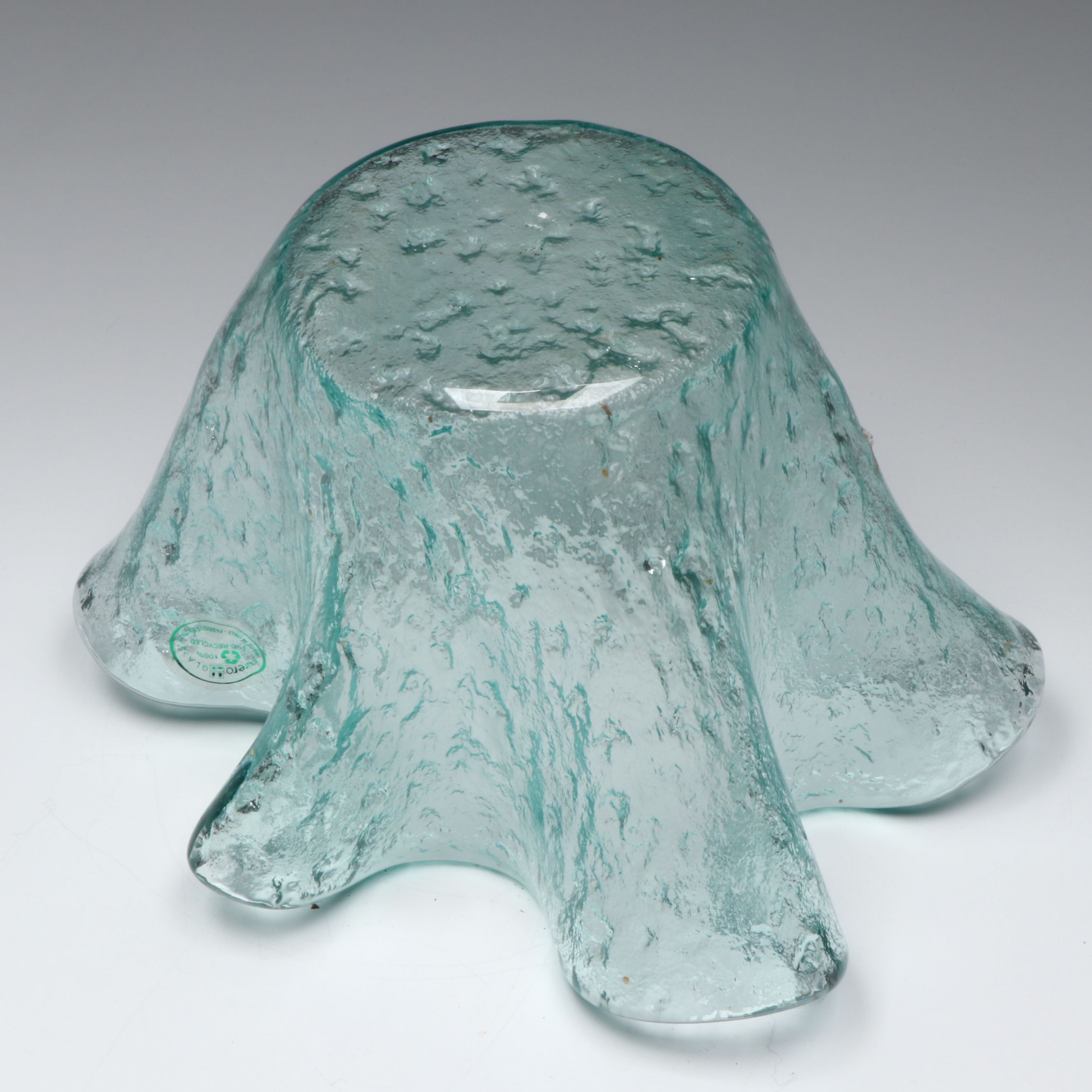 Murero Handkerchief Vase with Other Blown Glass Vase and Other Bowl