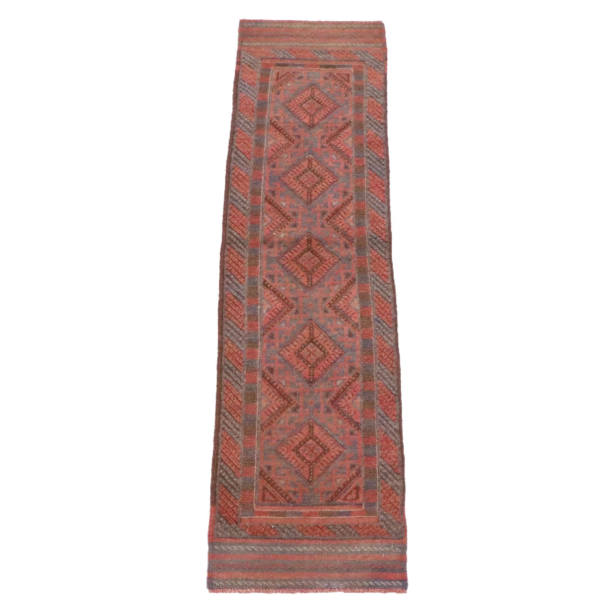 2' x 8'2 Handwoven Afghan Mashwani Carpet Runner