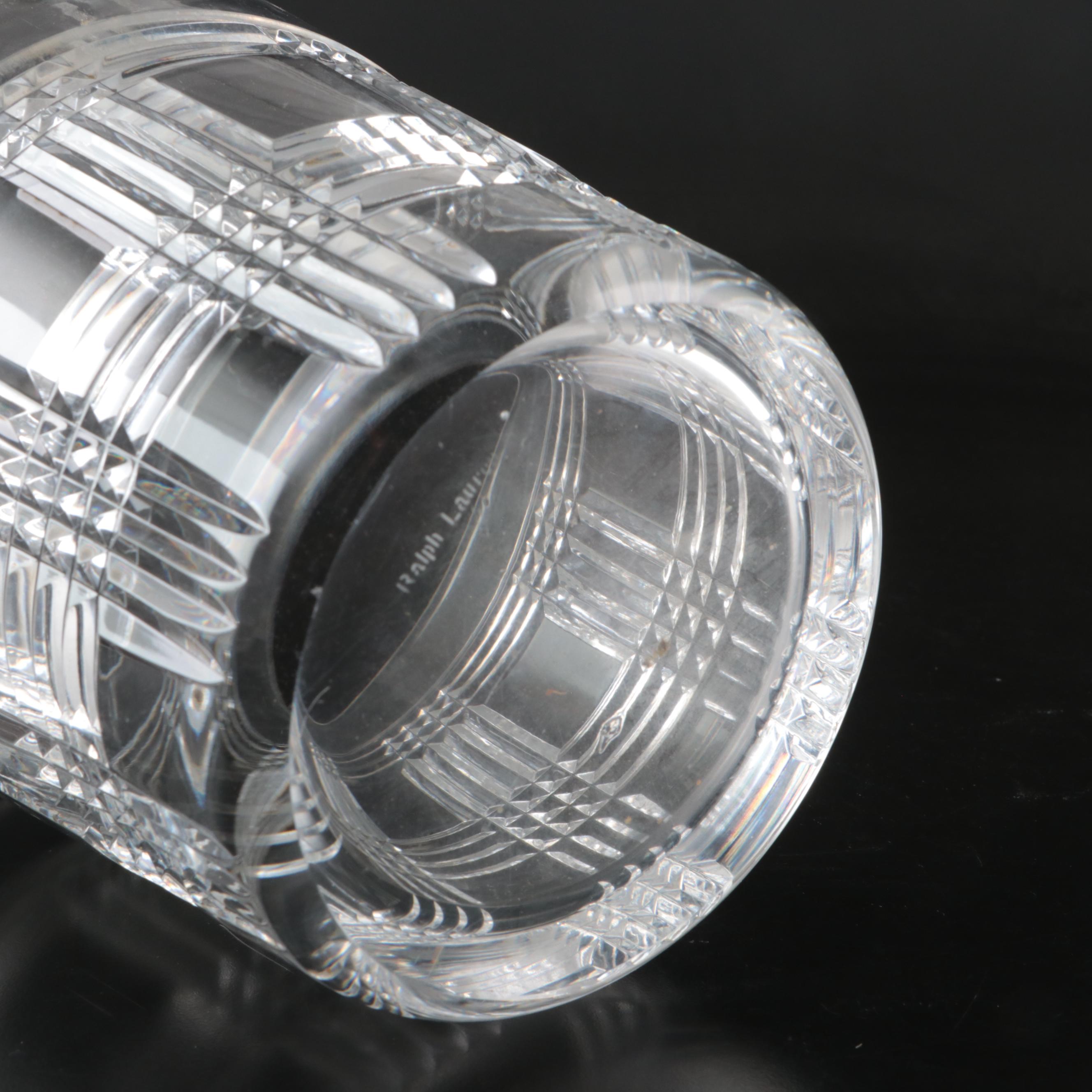 Ralph Lauren "Glen Plaid" and More Crystal Ice Buckets