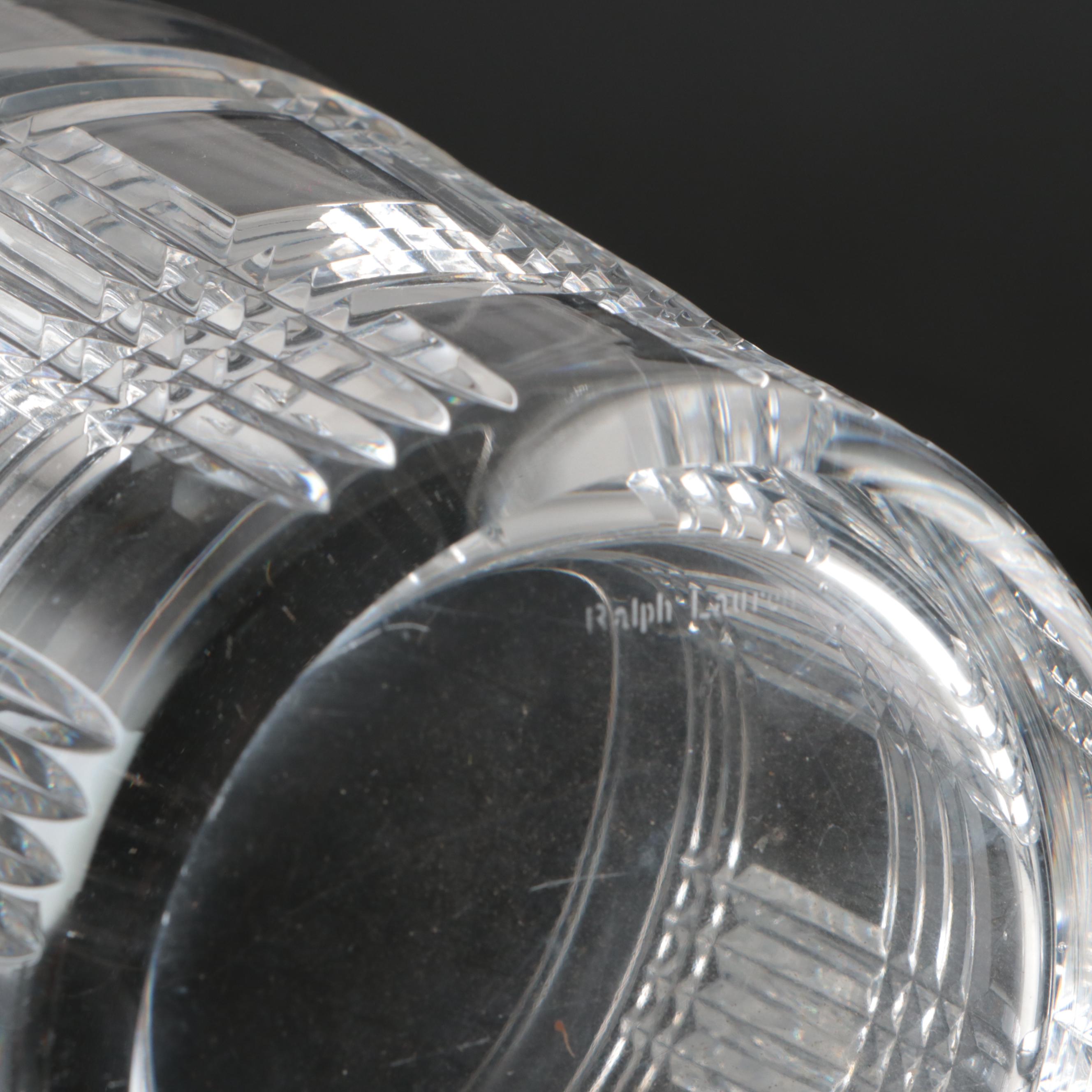 Ralph Lauren "Glen Plaid" and More Crystal Ice Buckets