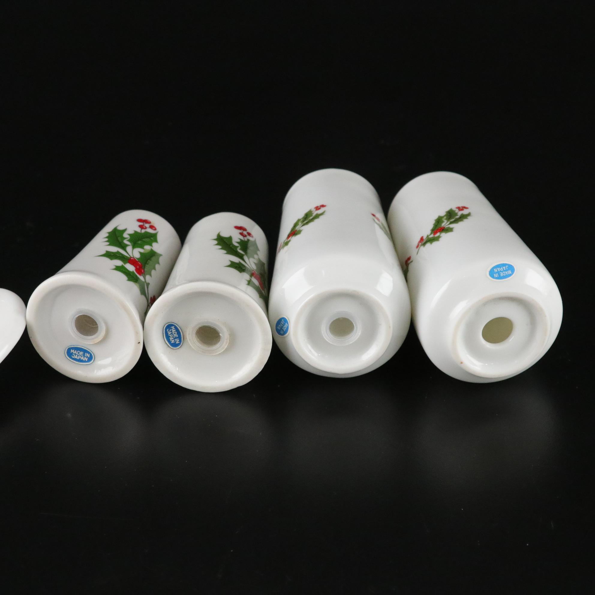 "Christmas Holly" Porcelain Dinner Service for Eight