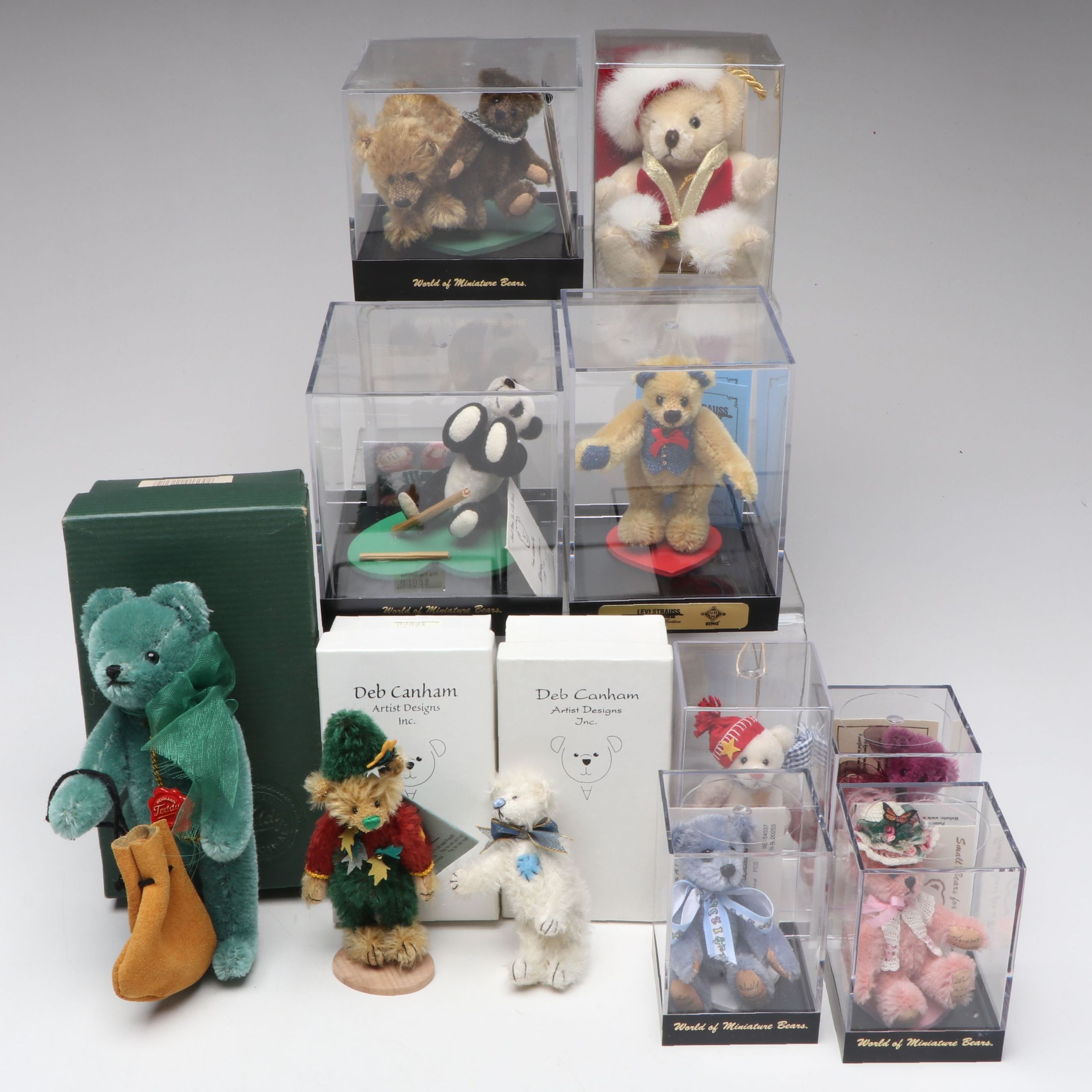 Hermann, Levi Strauss, Stacy Pio and More Collectible Miniature Teddy Bears