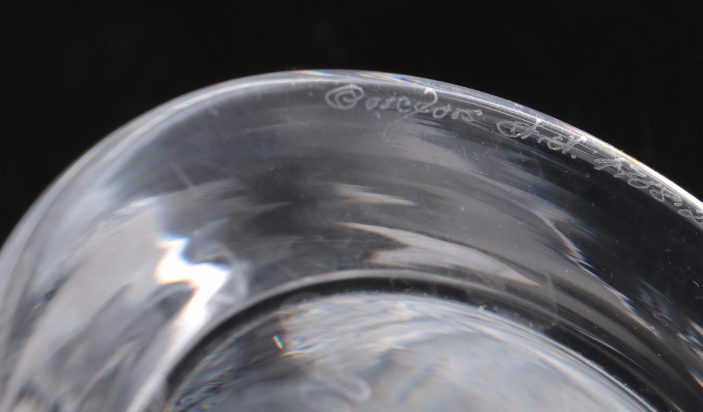 Orrefors Crystal Handkerchief Vases