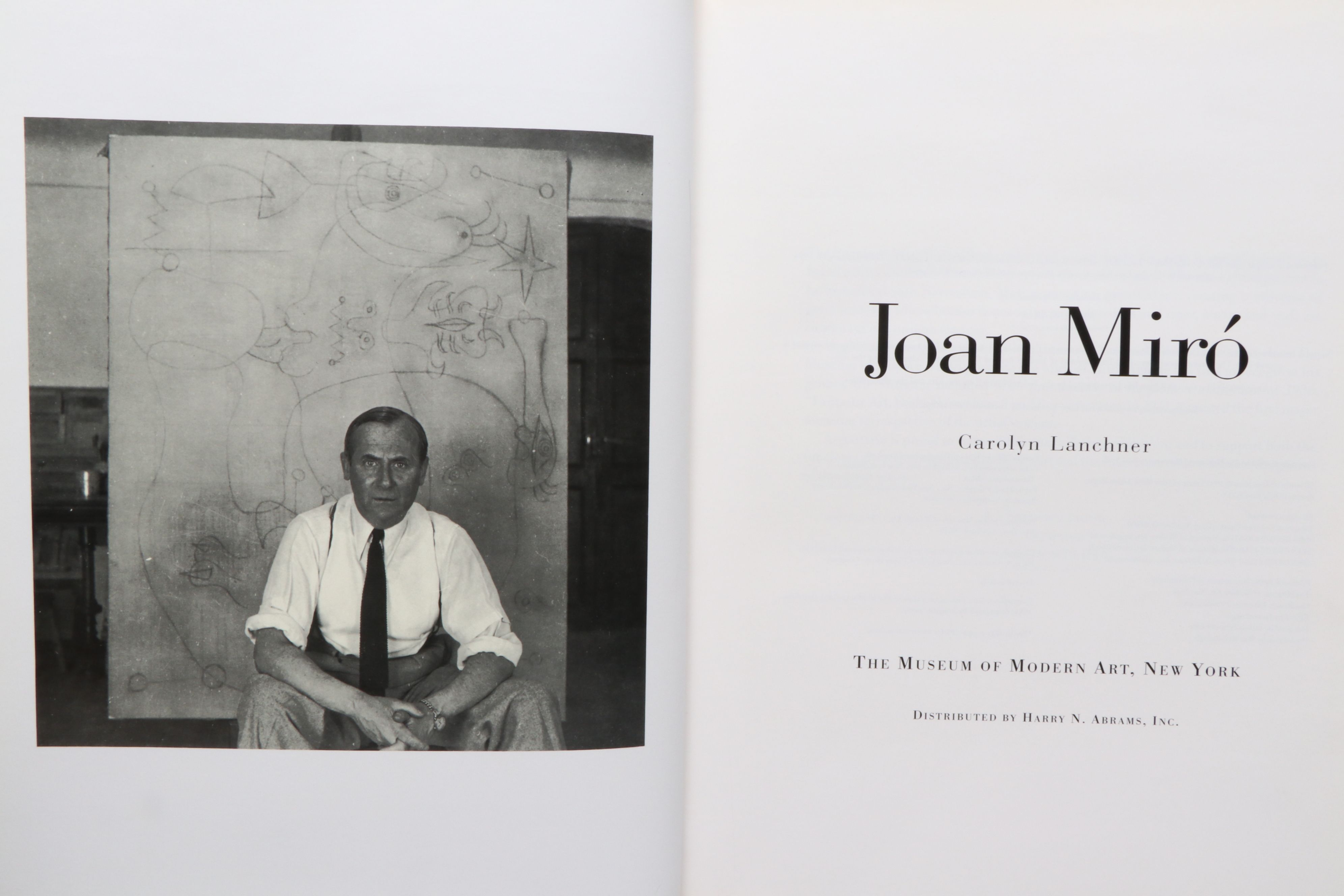 "Joan Miró" by Carolyn Lanchner, 1993