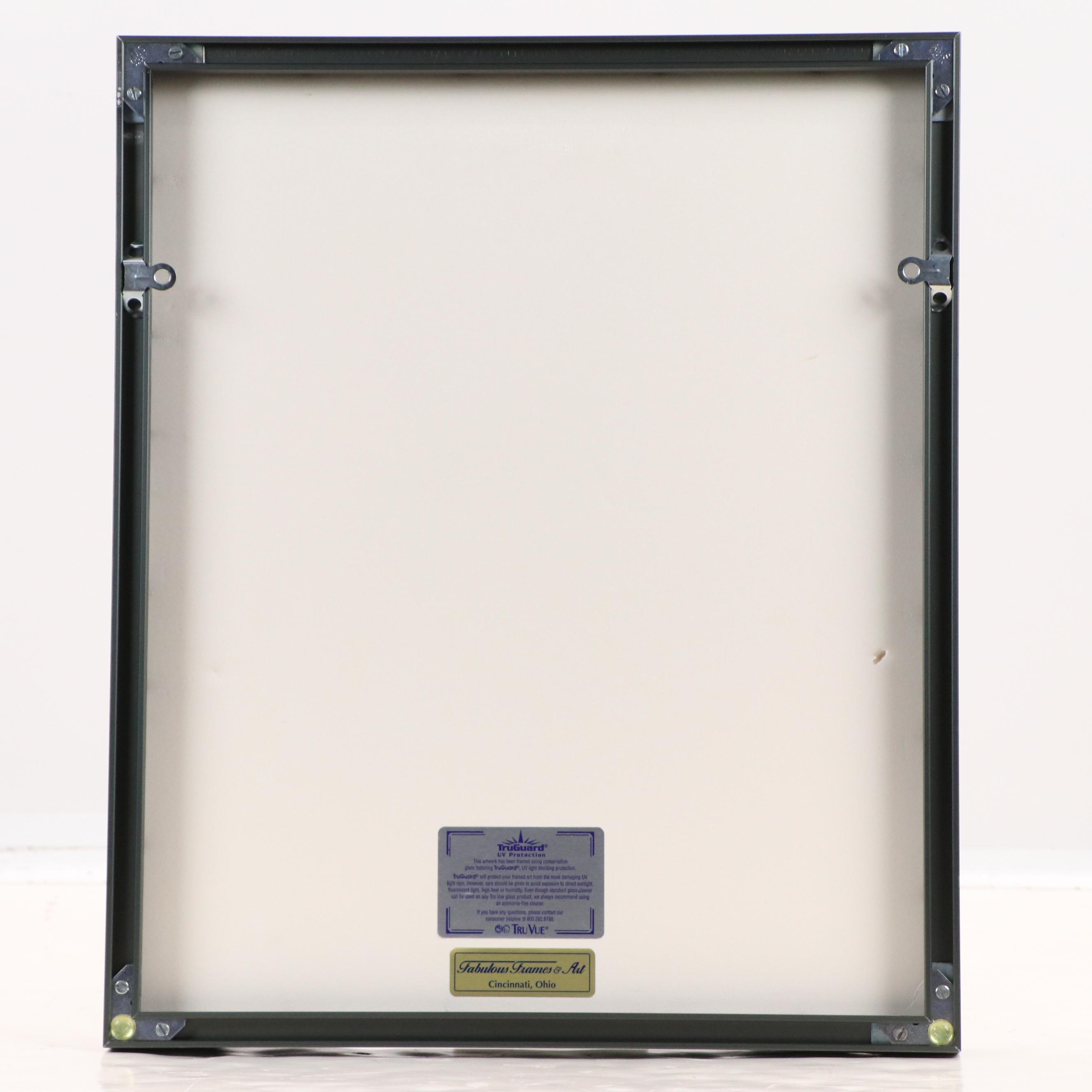 Brett Harper Screenprint "Cyclamens," 21st Century