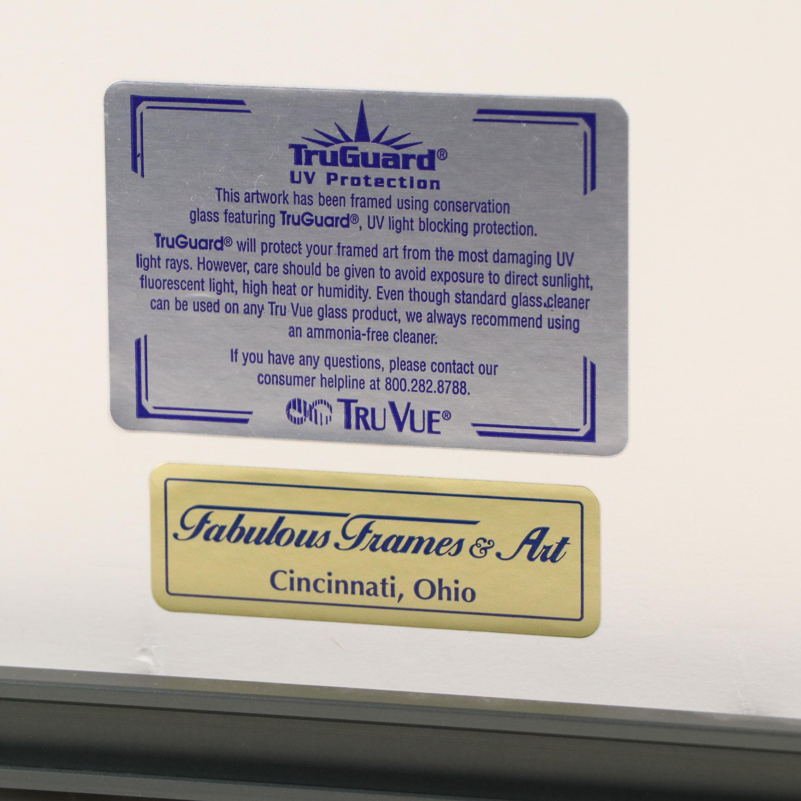 Brett Harper Screenprint "Cyclamens," 21st Century