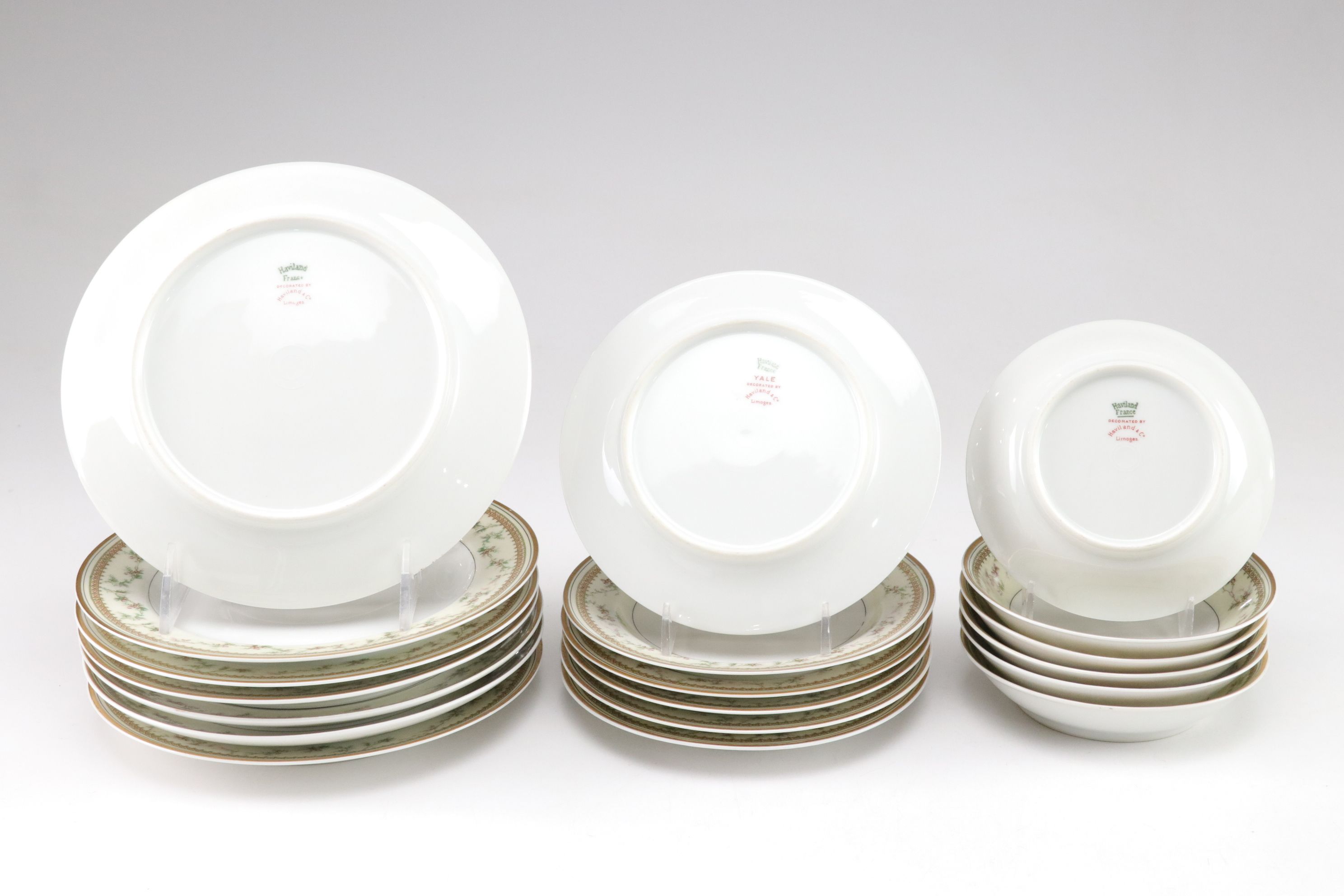Haviland "Yale" Six Piece Set for Six Diners & More