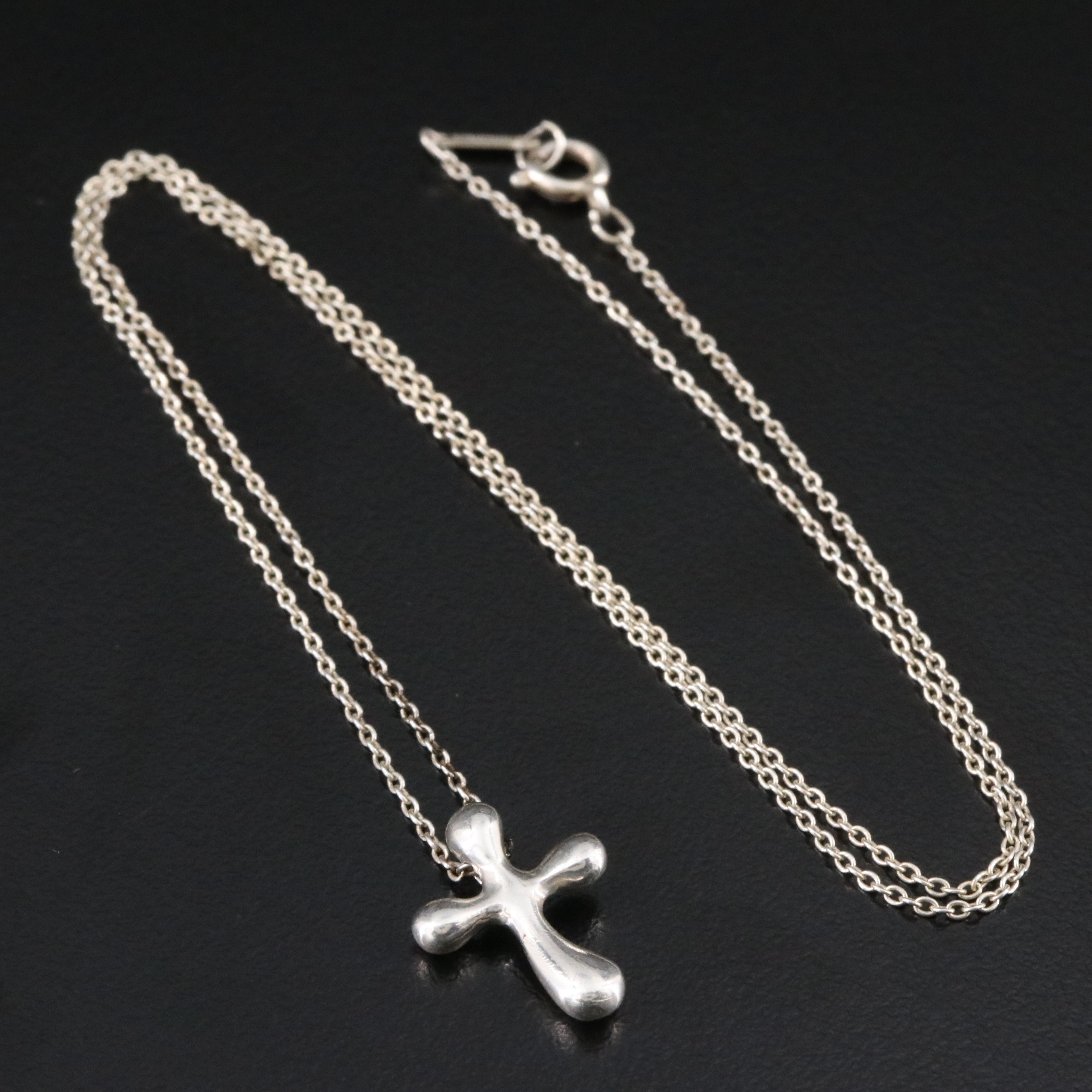 Elsa Peretti for Tiffany & Co. Sterling Cross Necklace