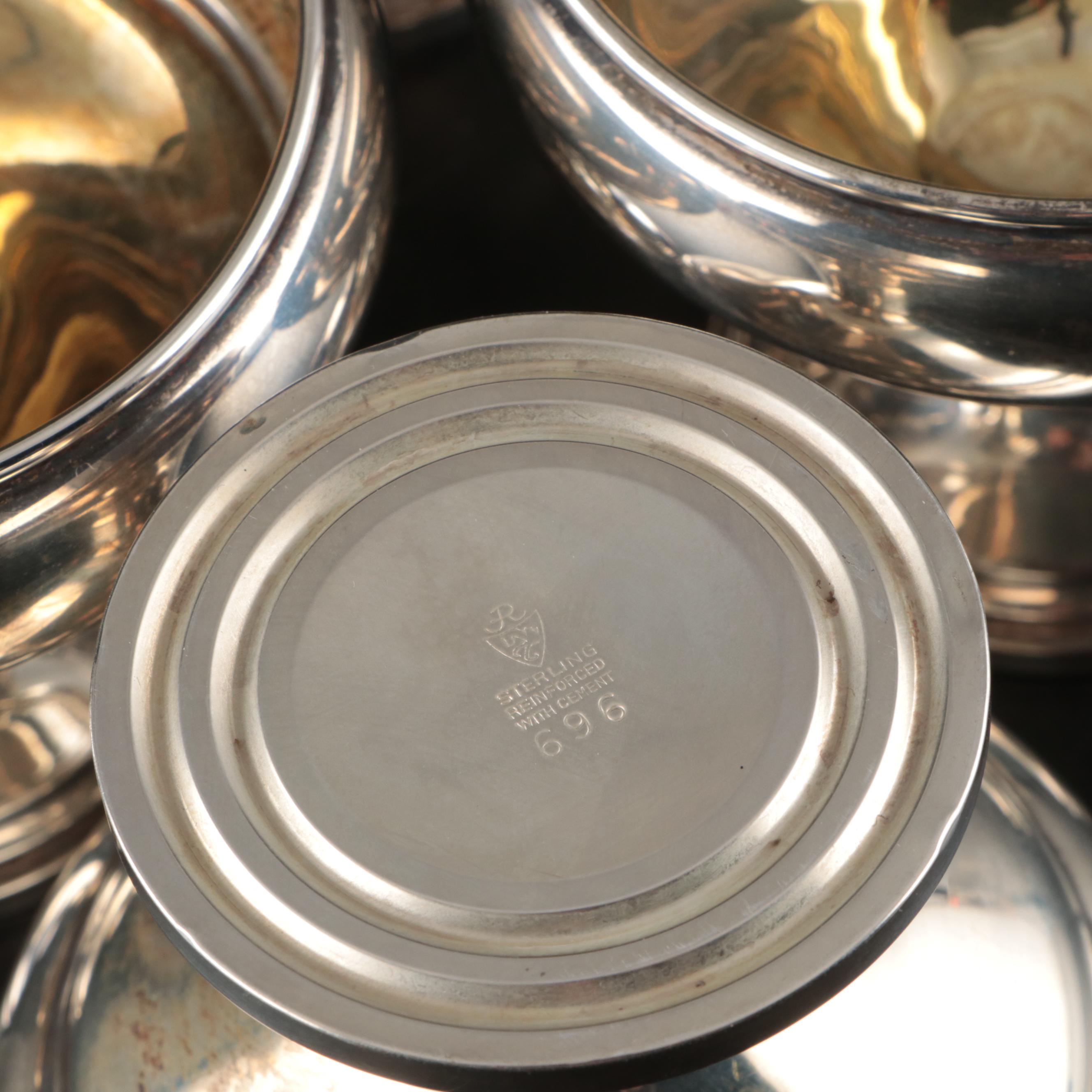 Revere Silver Co. Sterling Silver Salt Cellars