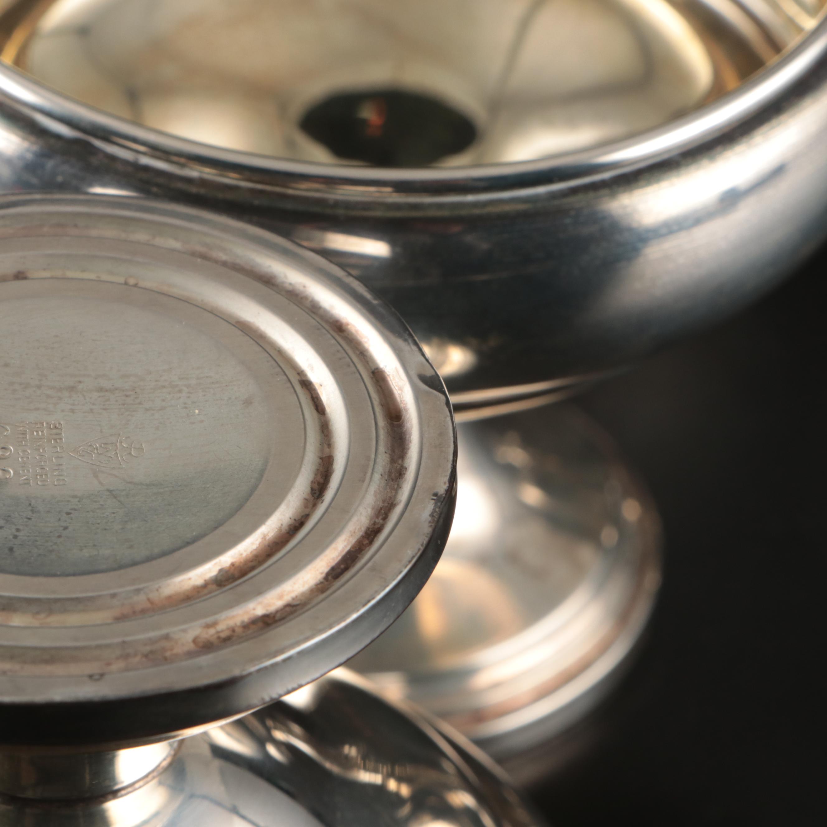 Revere Silver Co. Sterling Silver Salt Cellars