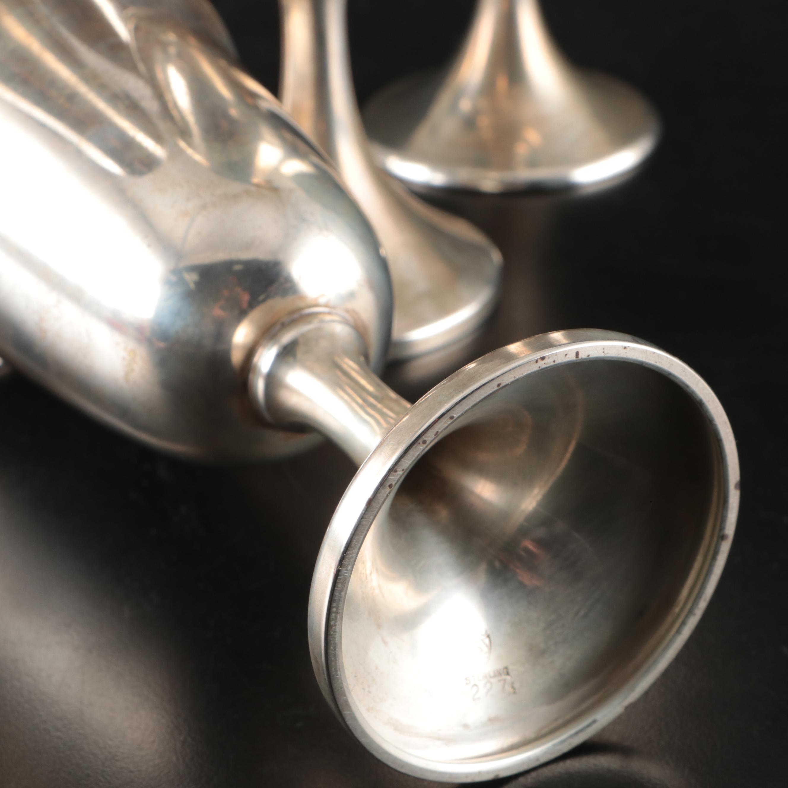 Gorham Sterling Silver Water Goblets