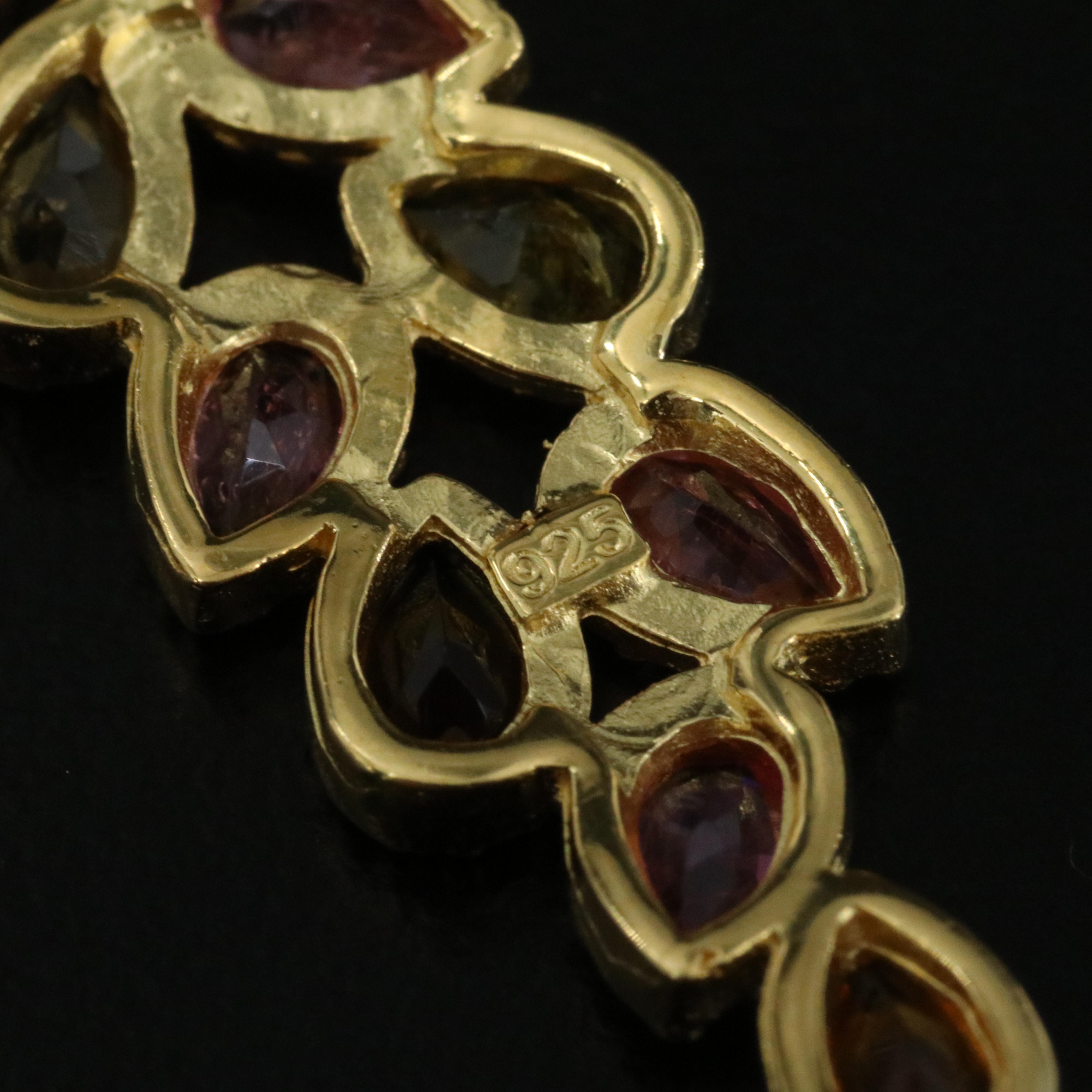 Sterling Tourmaline Earrings