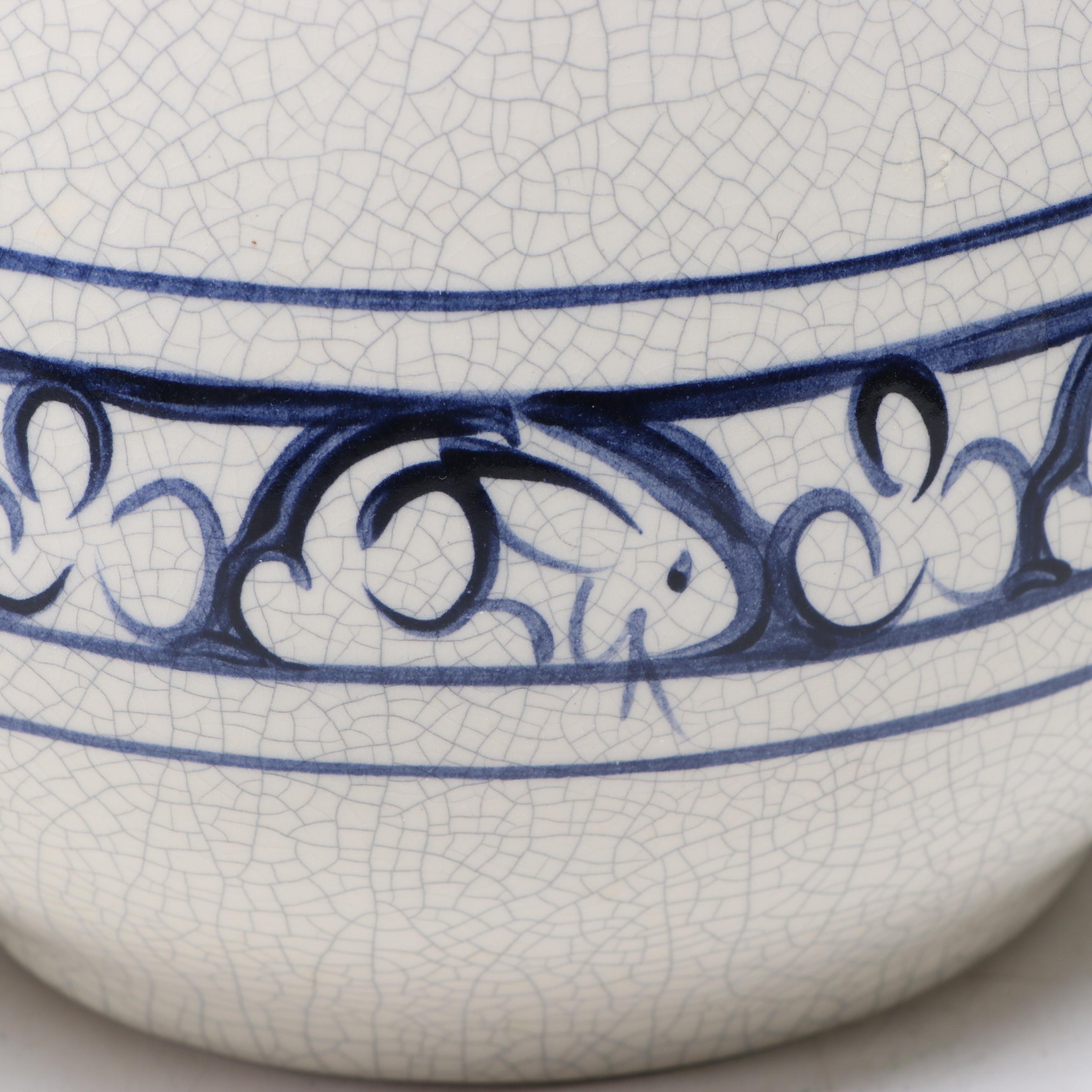 The Potting Shed "Dedham Rabbit" with Spongeware Bowls and Other Tableware