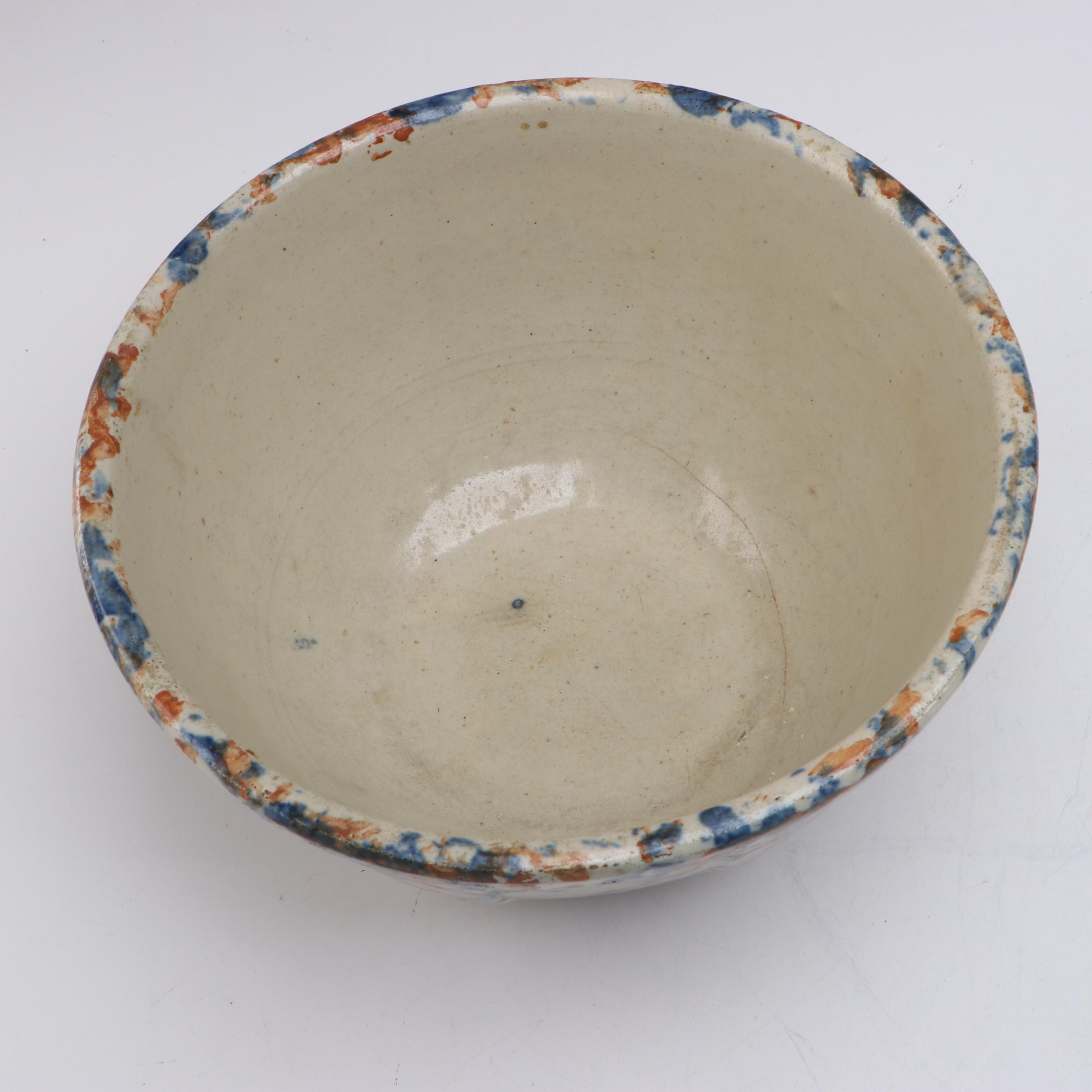 The Potting Shed "Dedham Rabbit" with Spongeware Bowls and Other Tableware