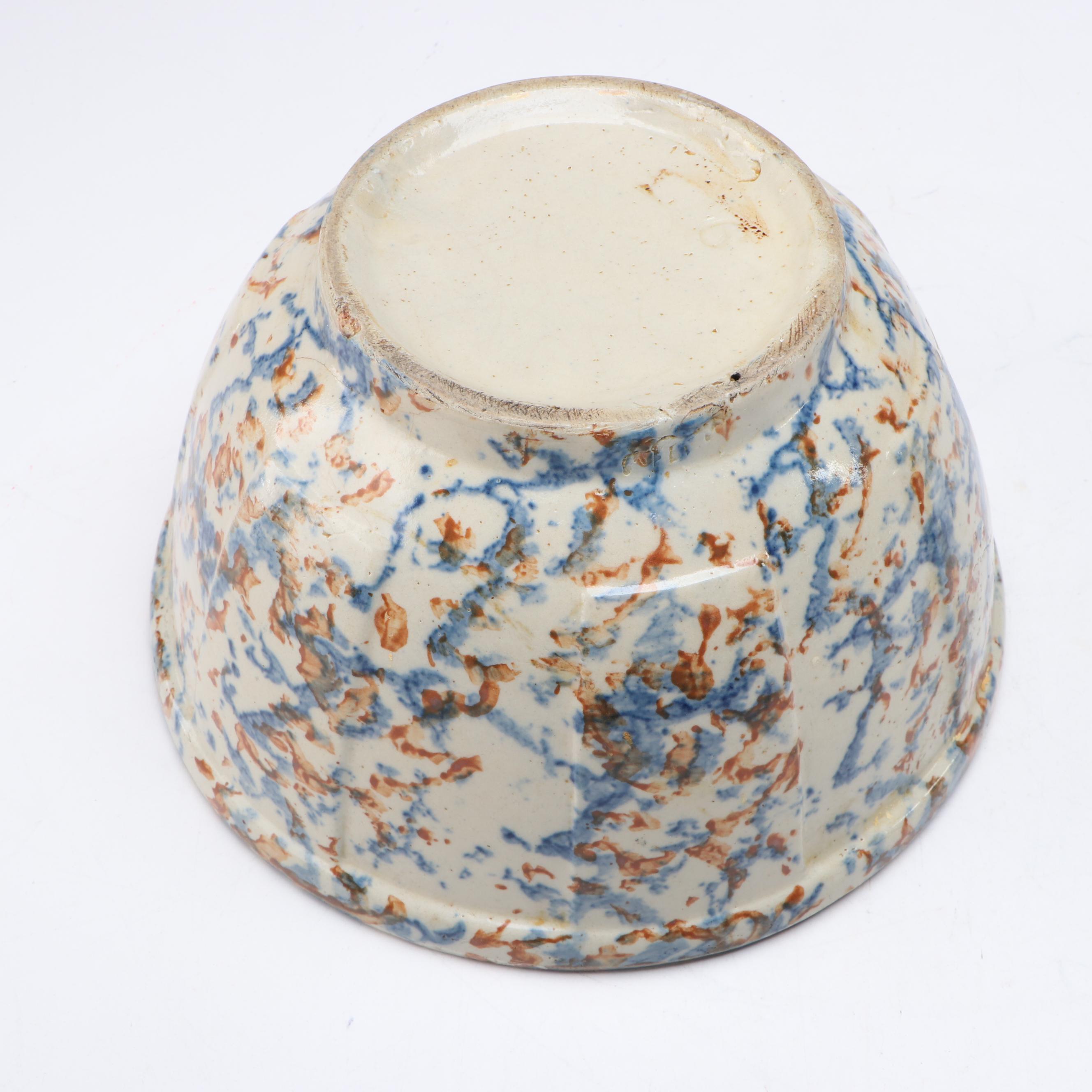 The Potting Shed "Dedham Rabbit" with Spongeware Bowls and Other Tableware