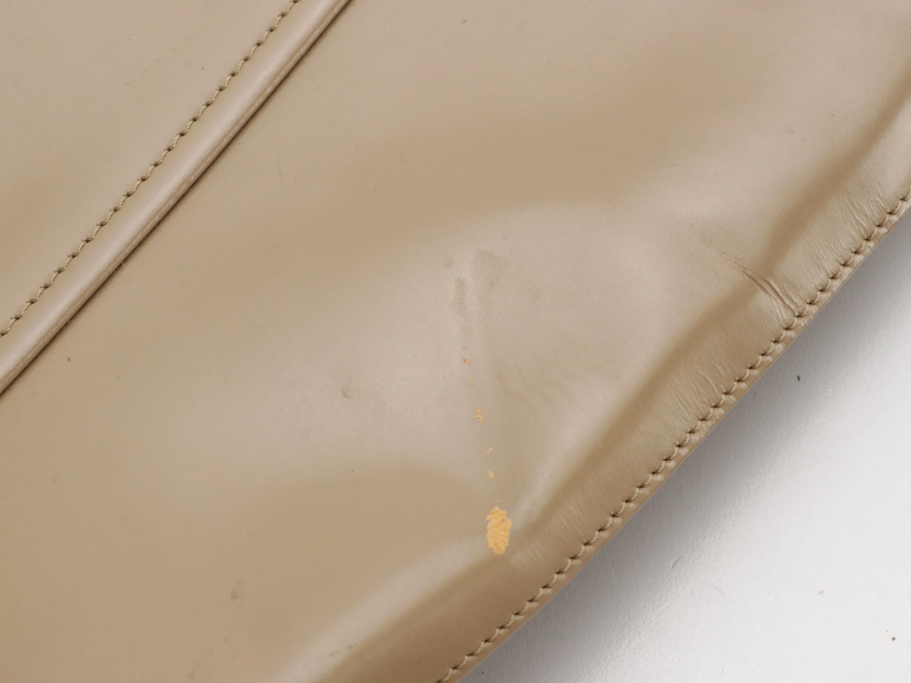 Loewe Zip Tote in Brown Patent Leather