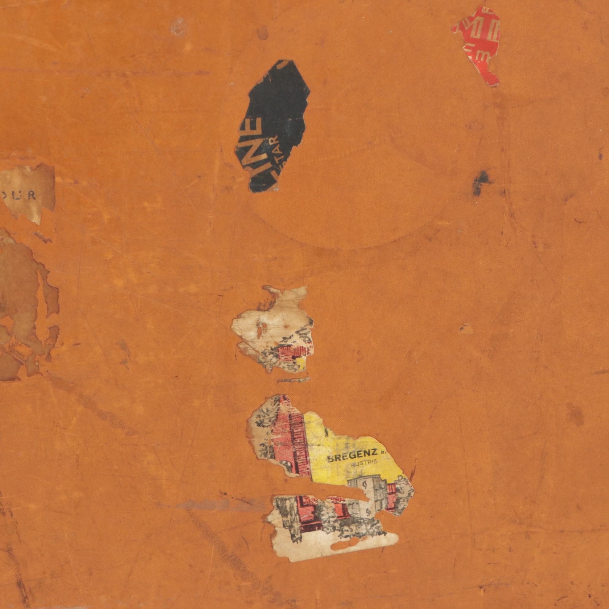 Samsonite Hard Shell Suitcase with Hotel Memorabilia and Cruise Map