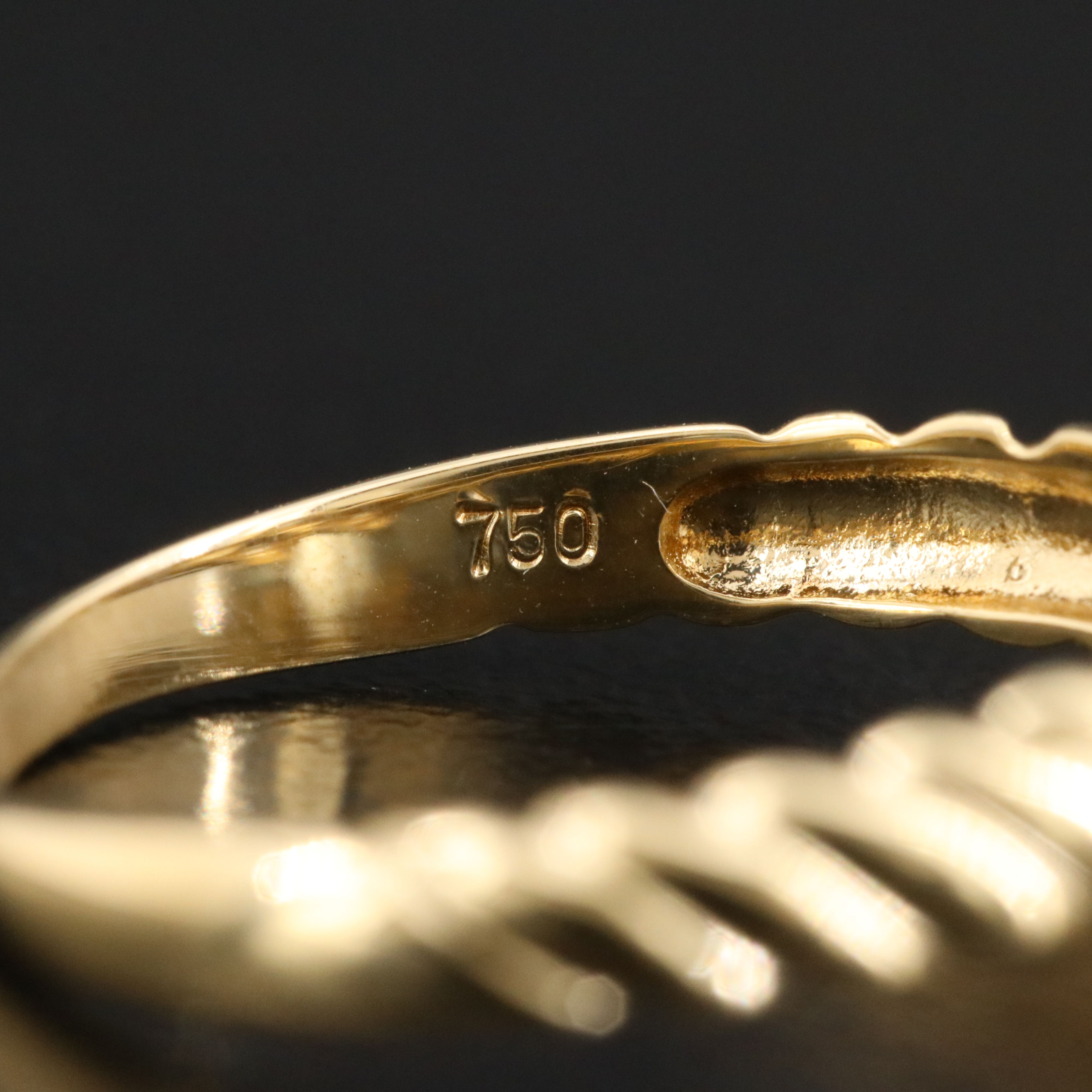 Dior 18K and Diamond Three Bell Ring