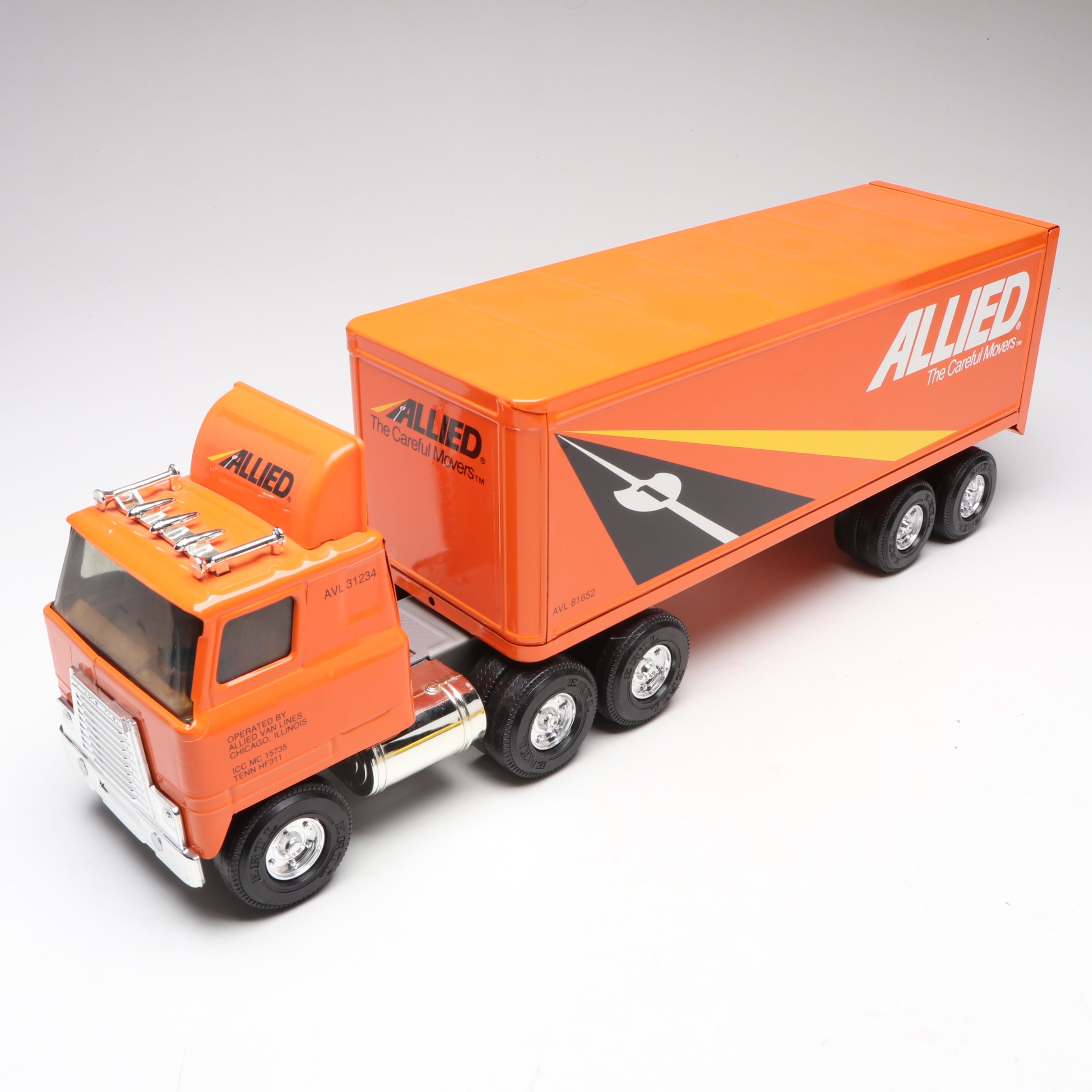 ERTL Pennzoil and Allied Diecast Trucks with Buddy L Gas Pump