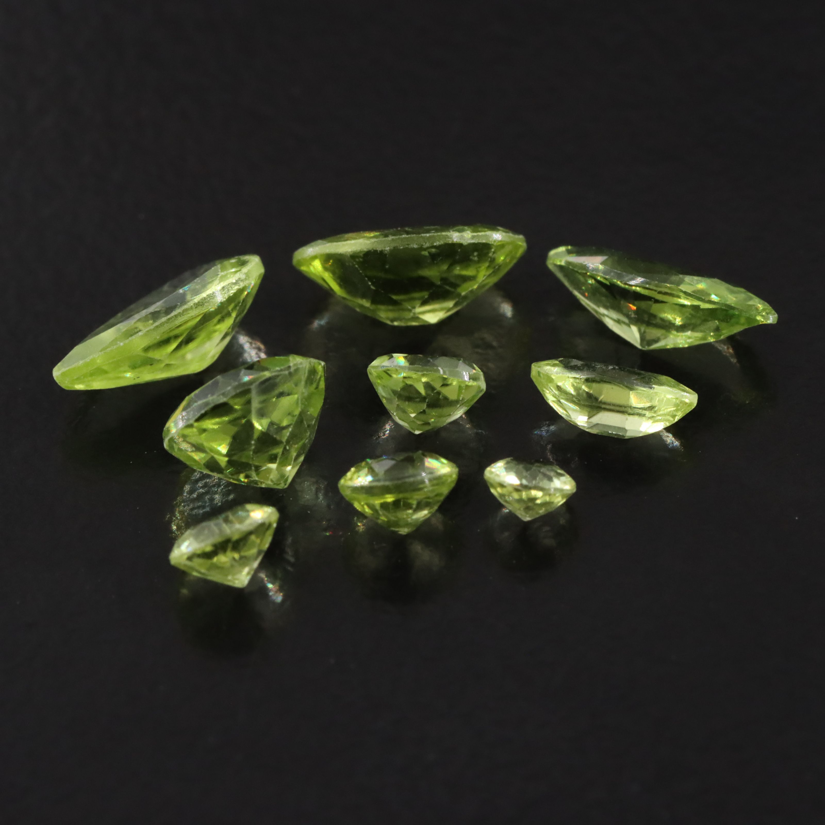Loose 4.95 CTW Peridot Melee Lot