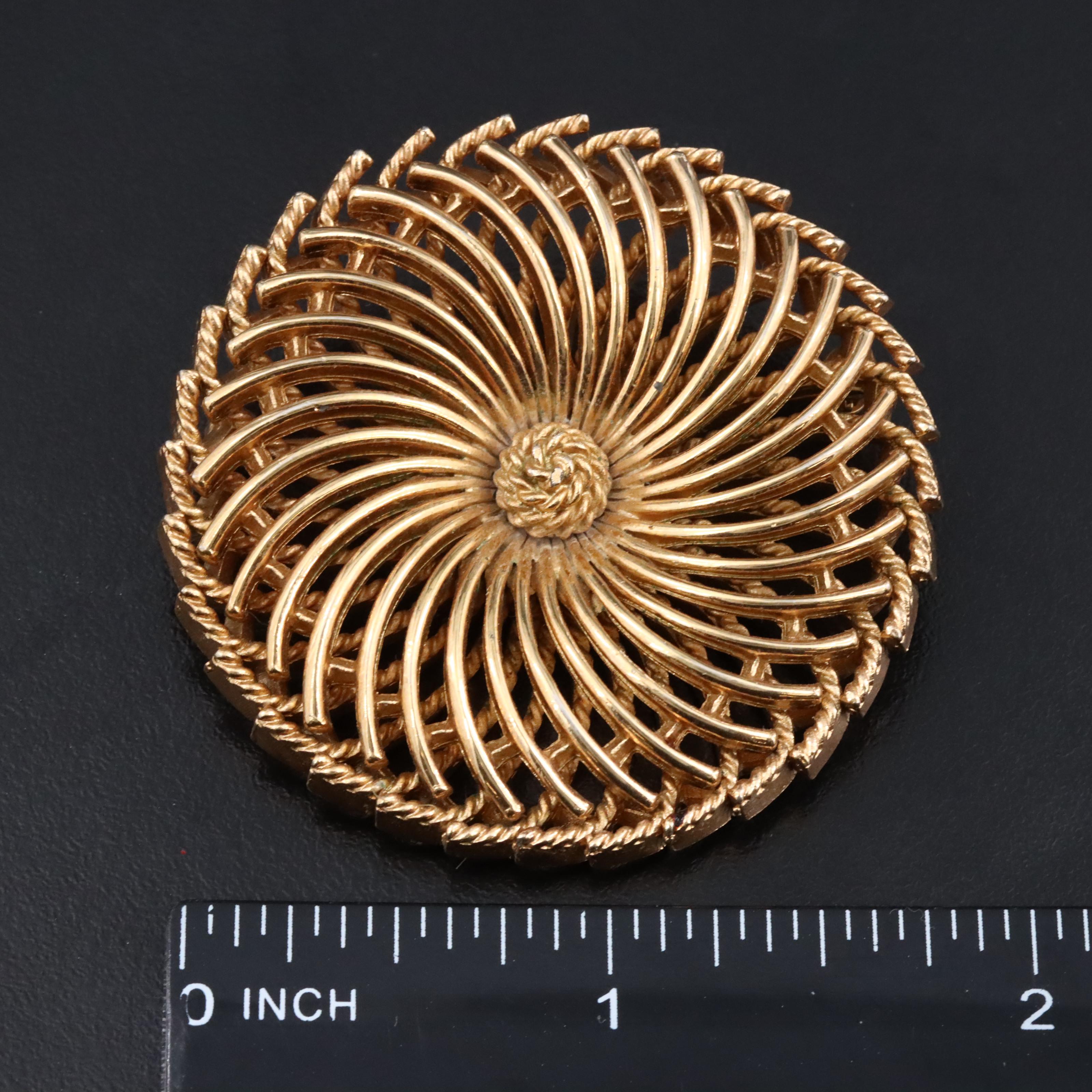 Brooches Including Crown Trifari and 1940s