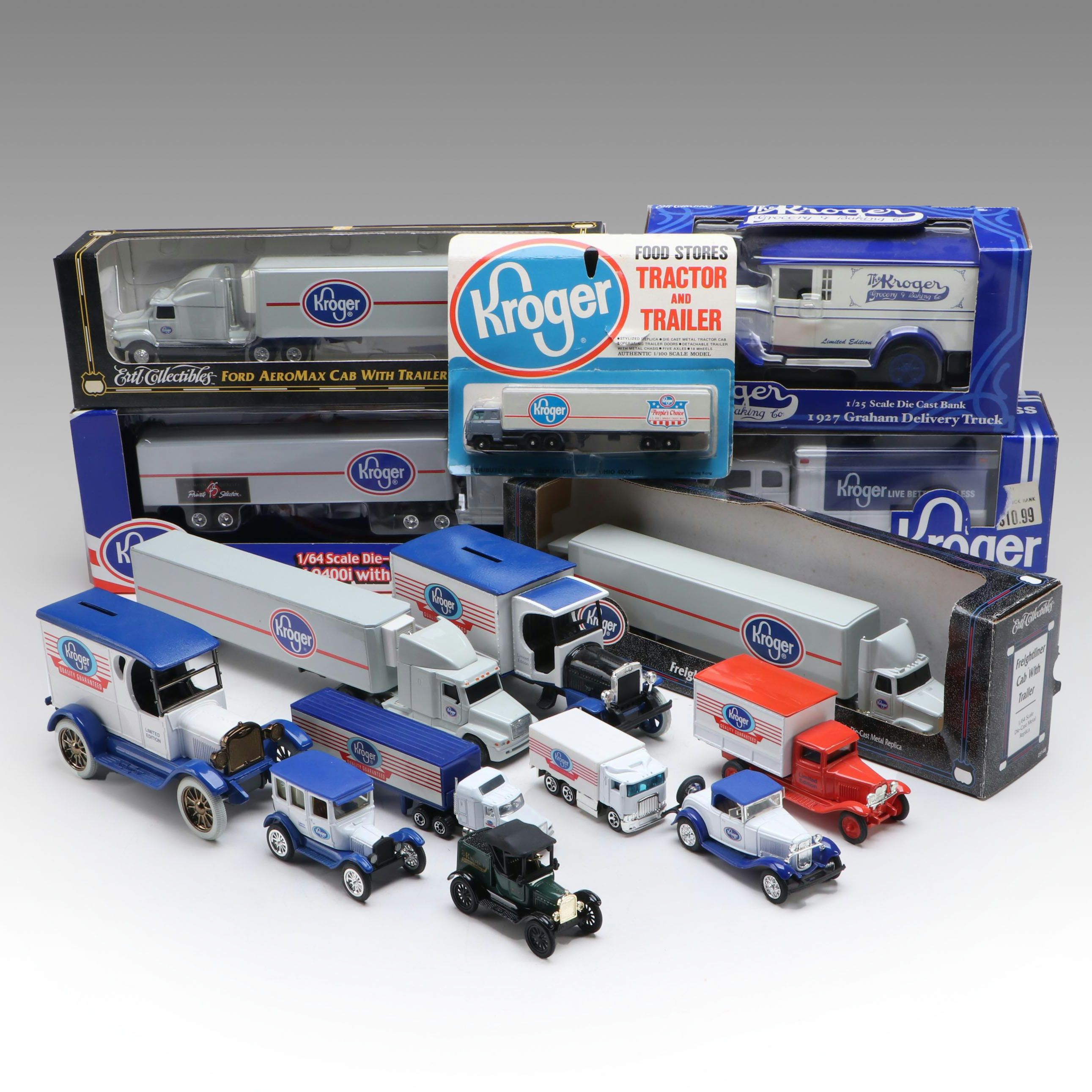 ERTL Kroger Delivery, 18-Wheeler and More Diecast Trucks
