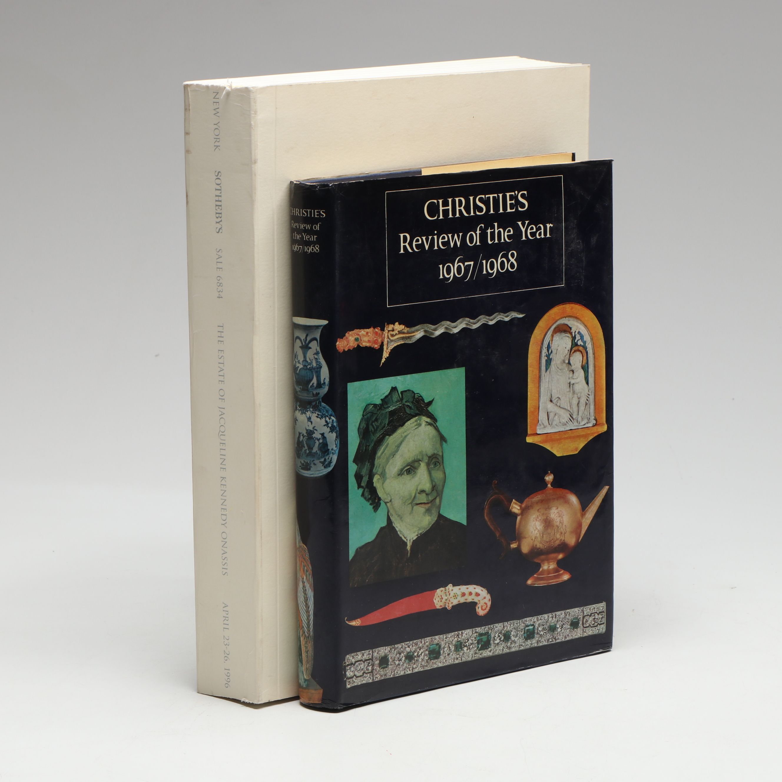 "Christie's Review of the Year" and Sotheby's Jackie Kennedy Estate Sale Catalog
